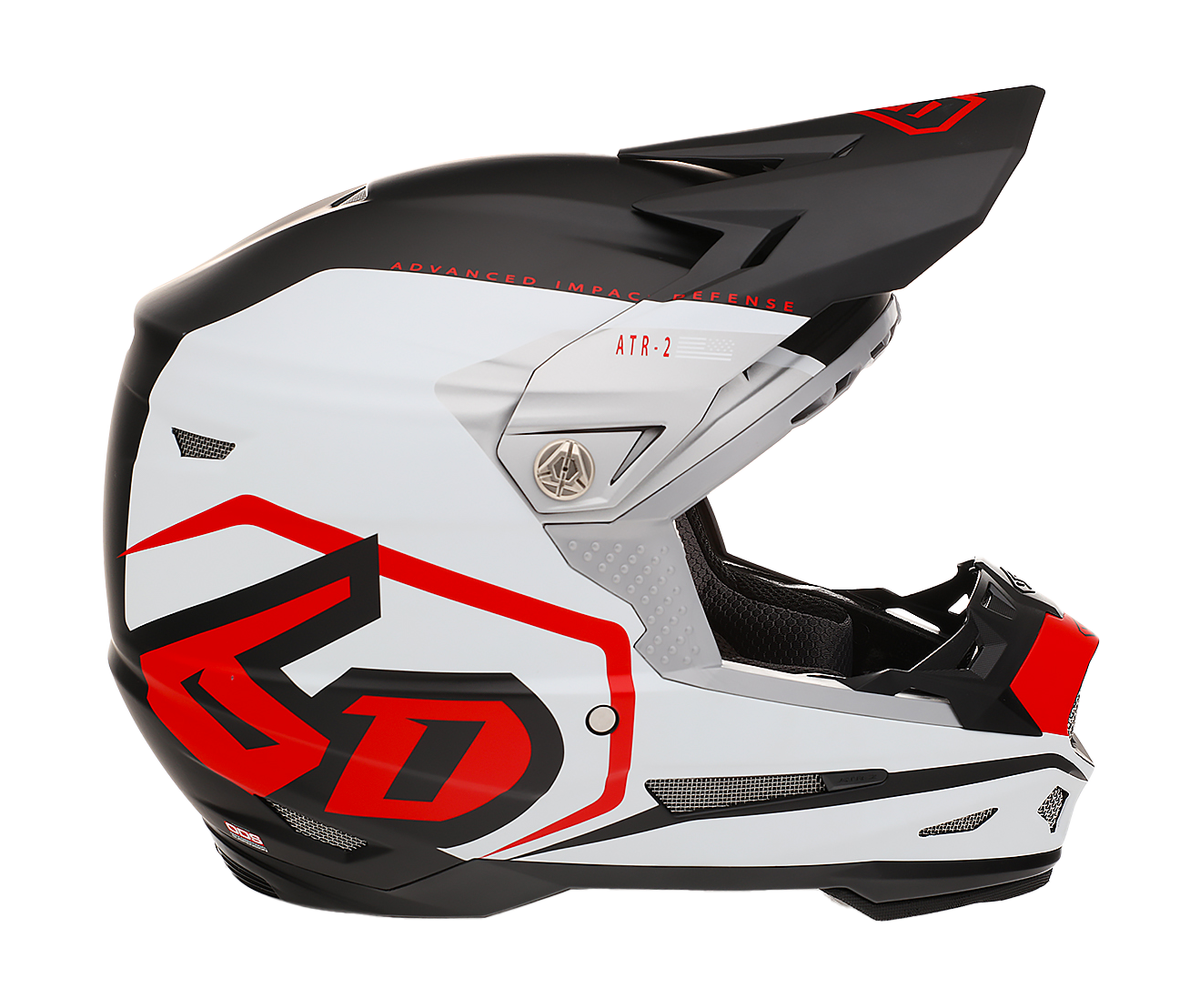 6D Motocross Helmet ATR-2 Delta - Red