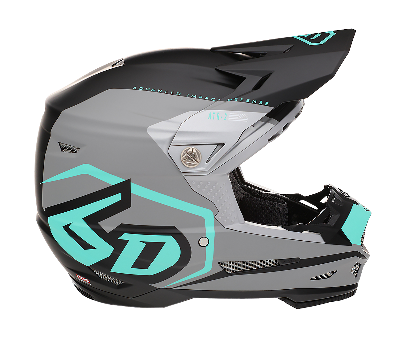 6D Motocross Helmet ATR-2 Delta - Teal