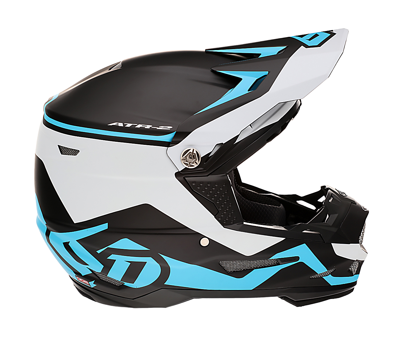 6D Motocross Helmet ATR-2 Drive - Cyan