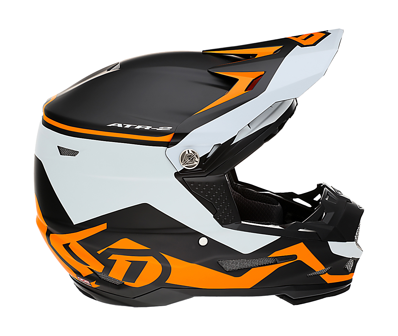 6D Motocross Helmet ATR-2 Drive - Neon Orange