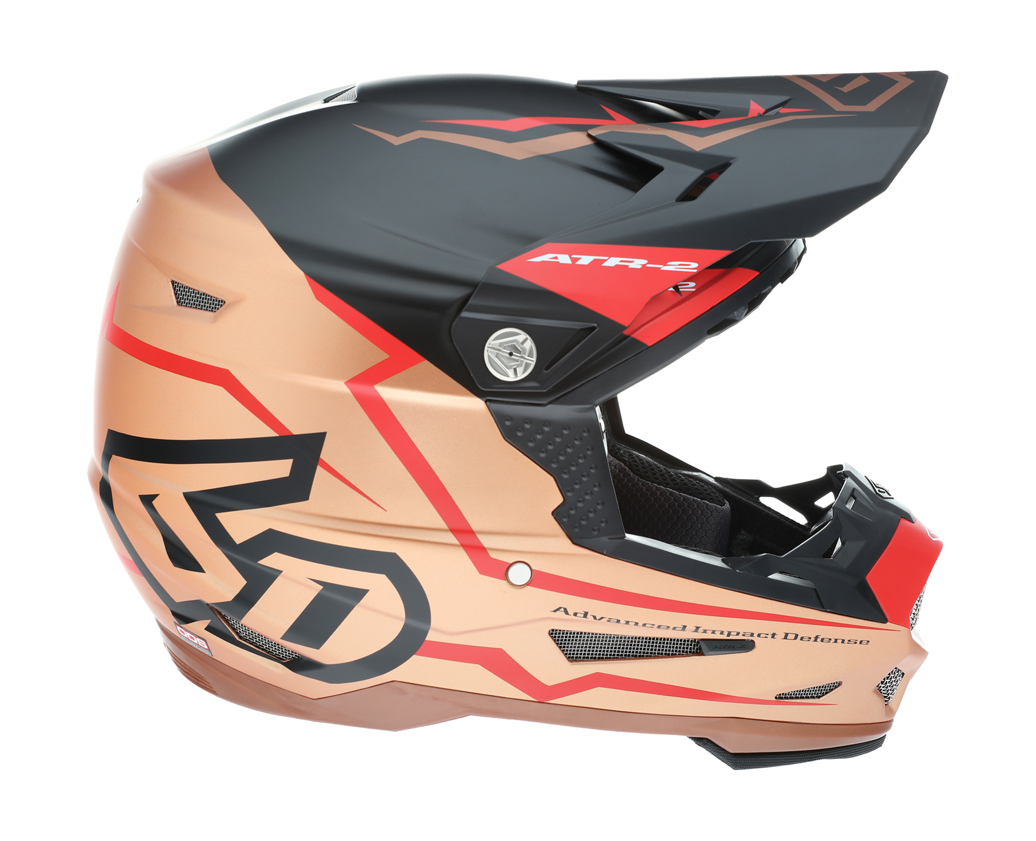 6D Motocross Helmet ATR-2 Element - Bronze