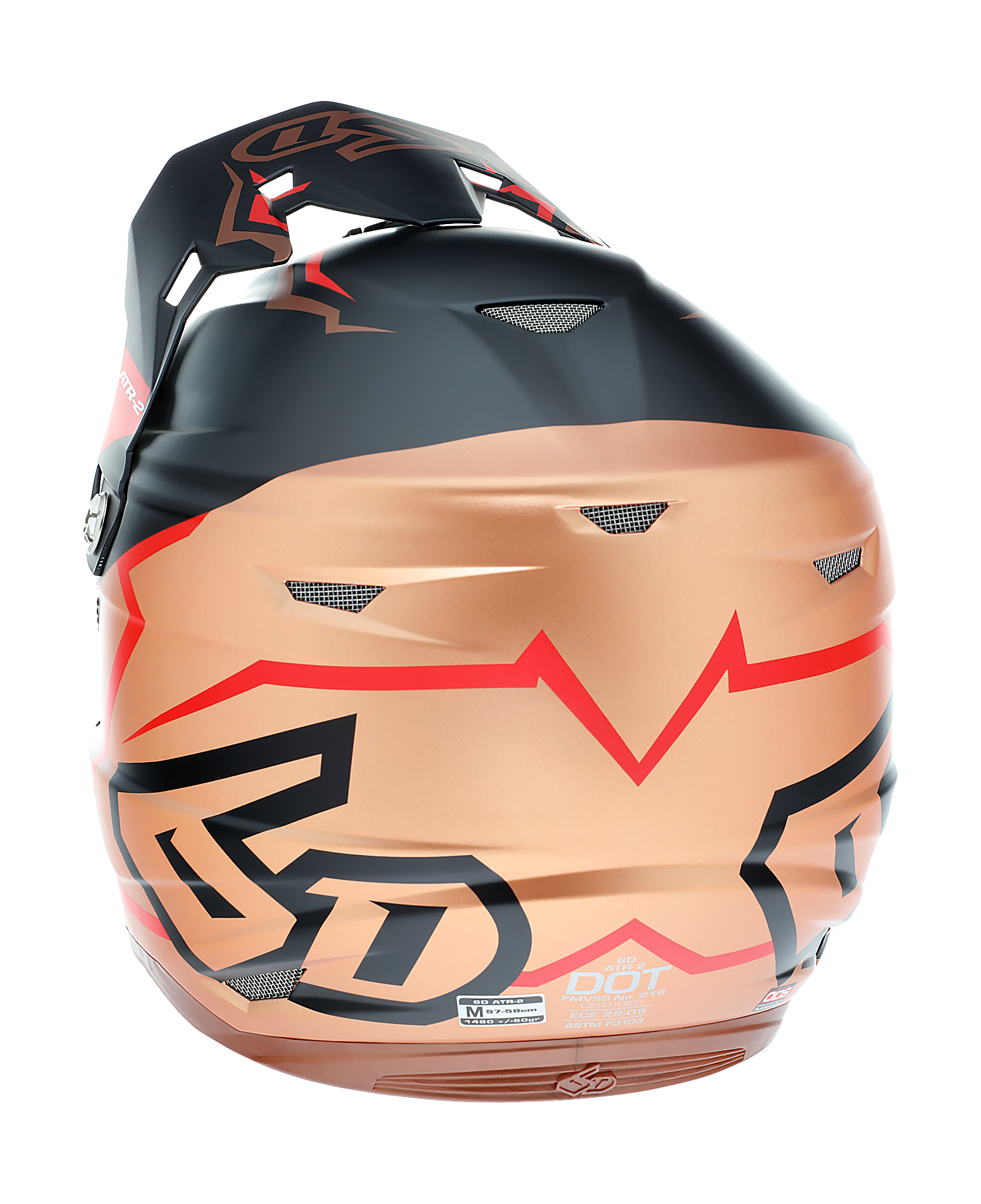 6D Motocross Helmet ATR-2 Element - Bronze