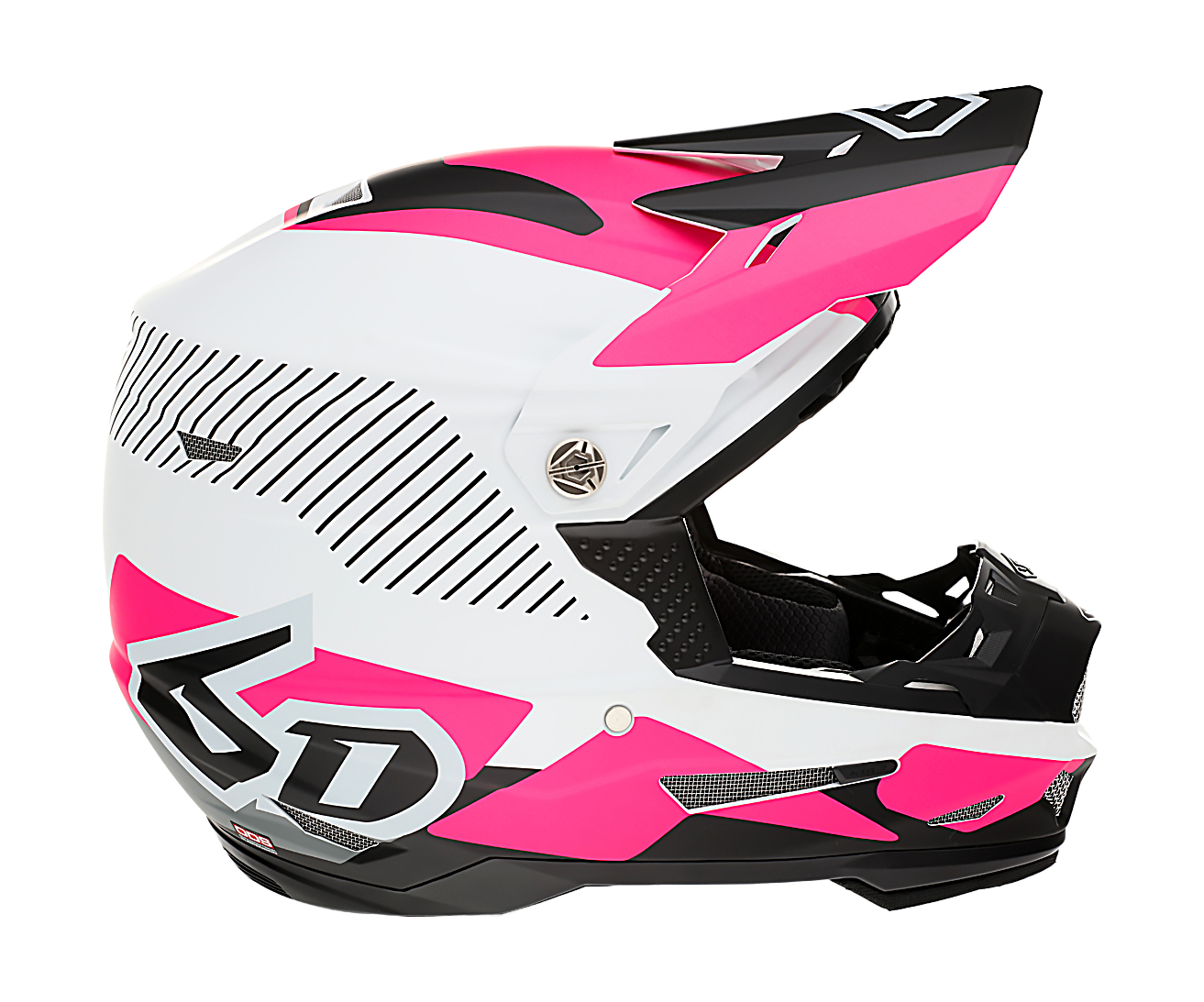 6D Motocross Helmet ATR-2 Fusion - Neon Pink
