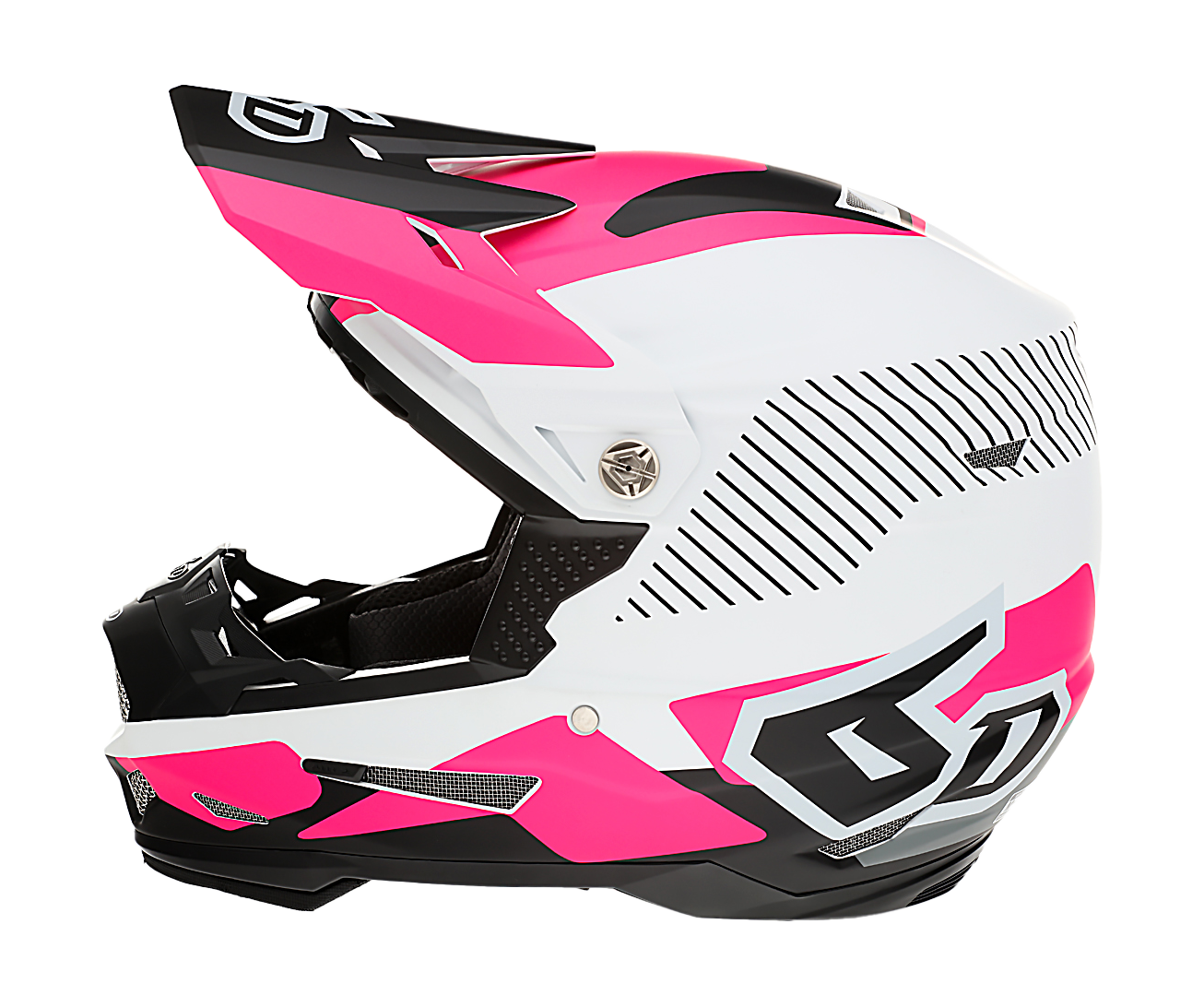 6D Motocross Helmet ATR-2 Fusion - Neon Pink