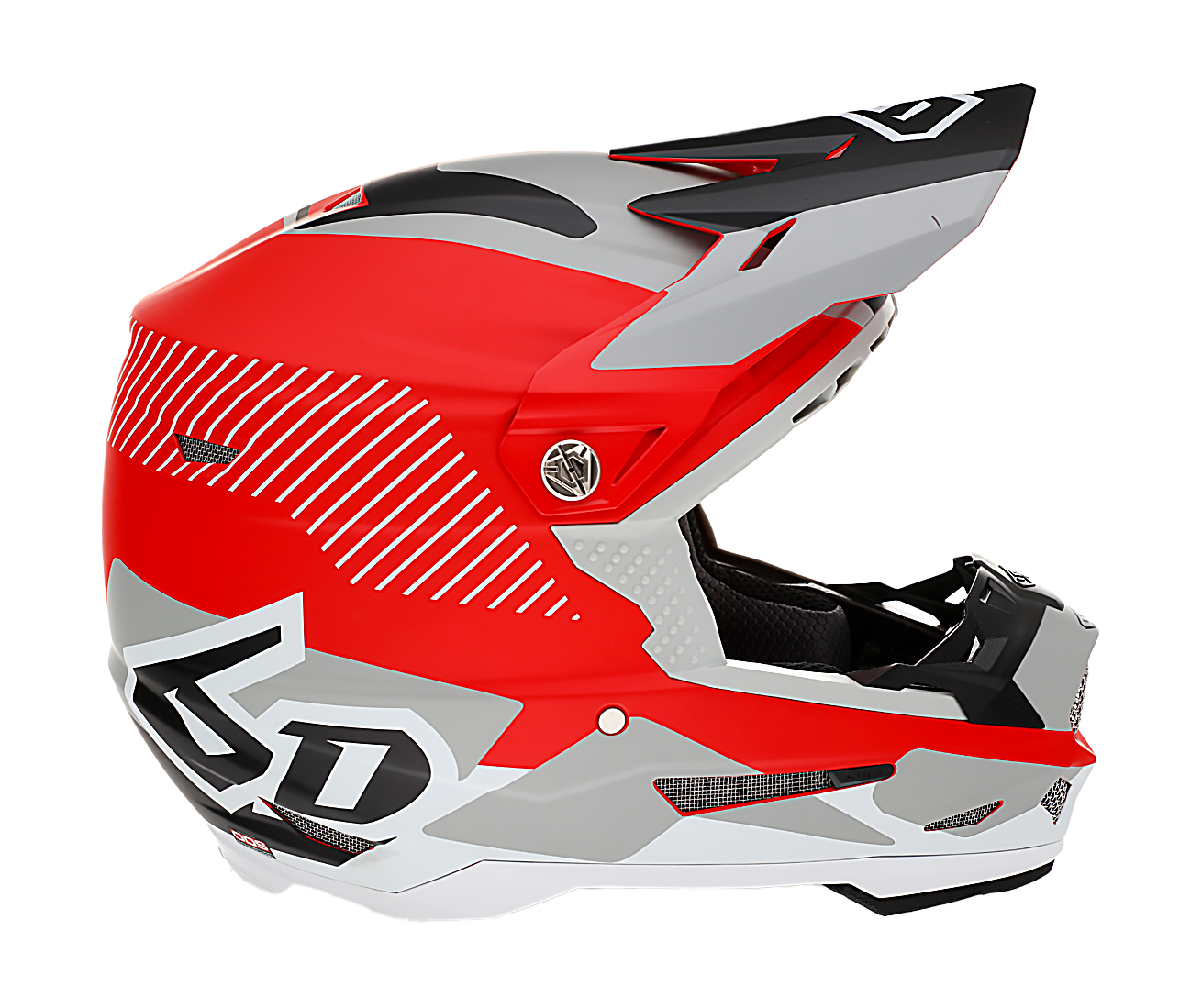 6D Motocross Helmet ATR-2 Fusion - Red
