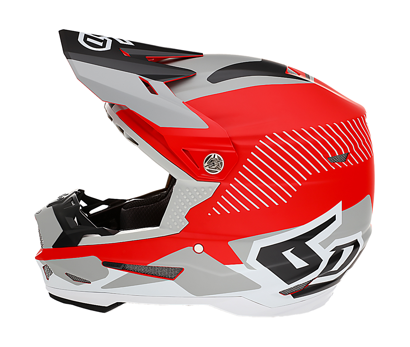 6D Motocross Helmet ATR-2 Fusion - Red