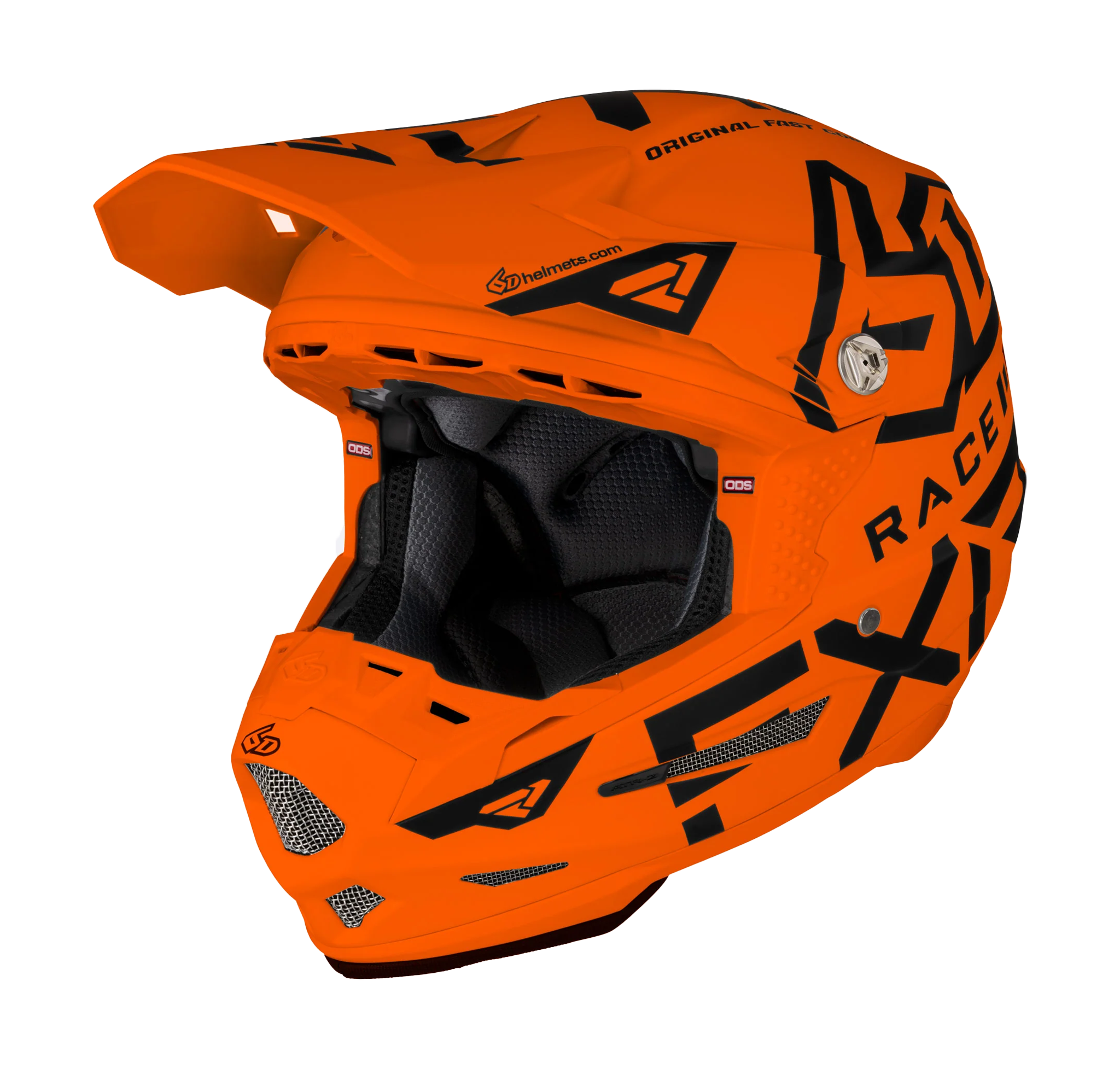 6D Motocross Helmet ATR-2 FXR Race Div - Orange / Black