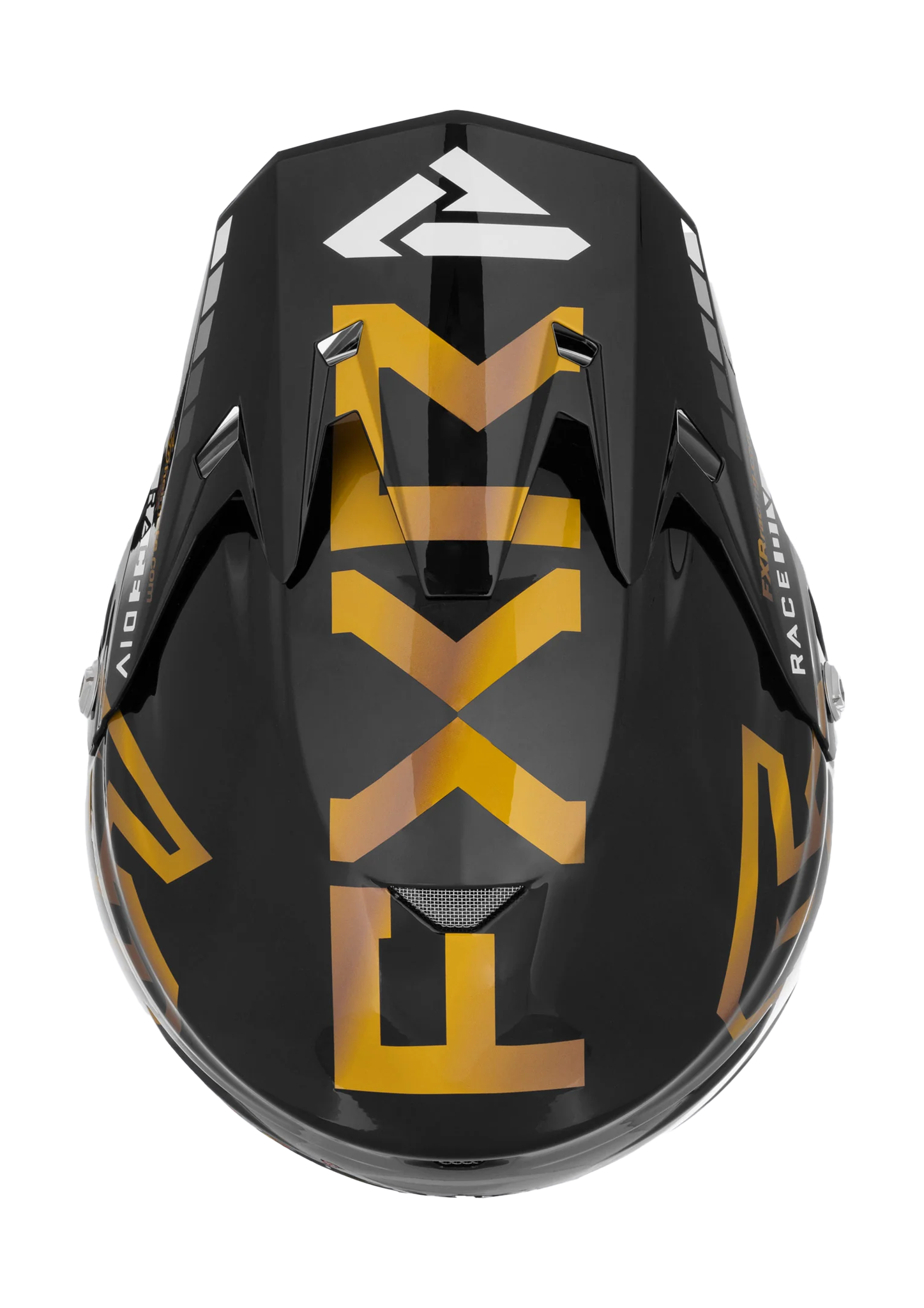 6D Motocross Helmet ATR-2 FXR - Black / White / Gold