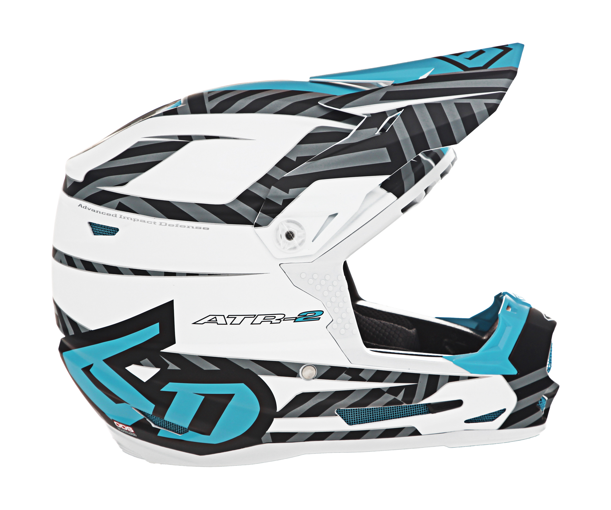6D Motocross Helmet ATR-2 Havoc - Electric Blue