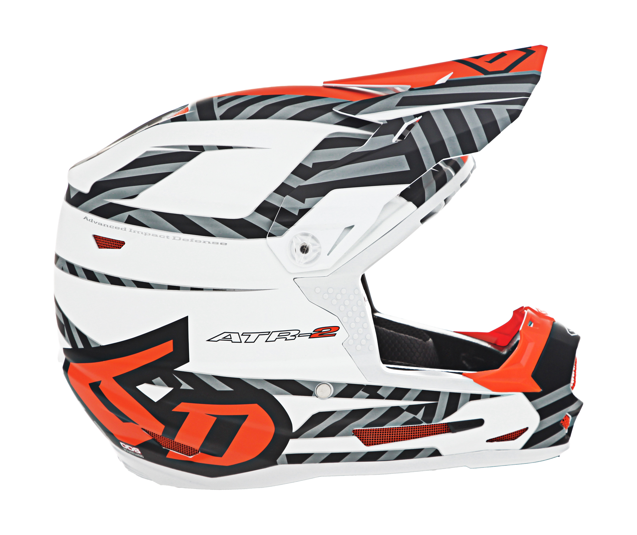 6D Motocross Helmet ATR-2 Havoc - Flo Orange