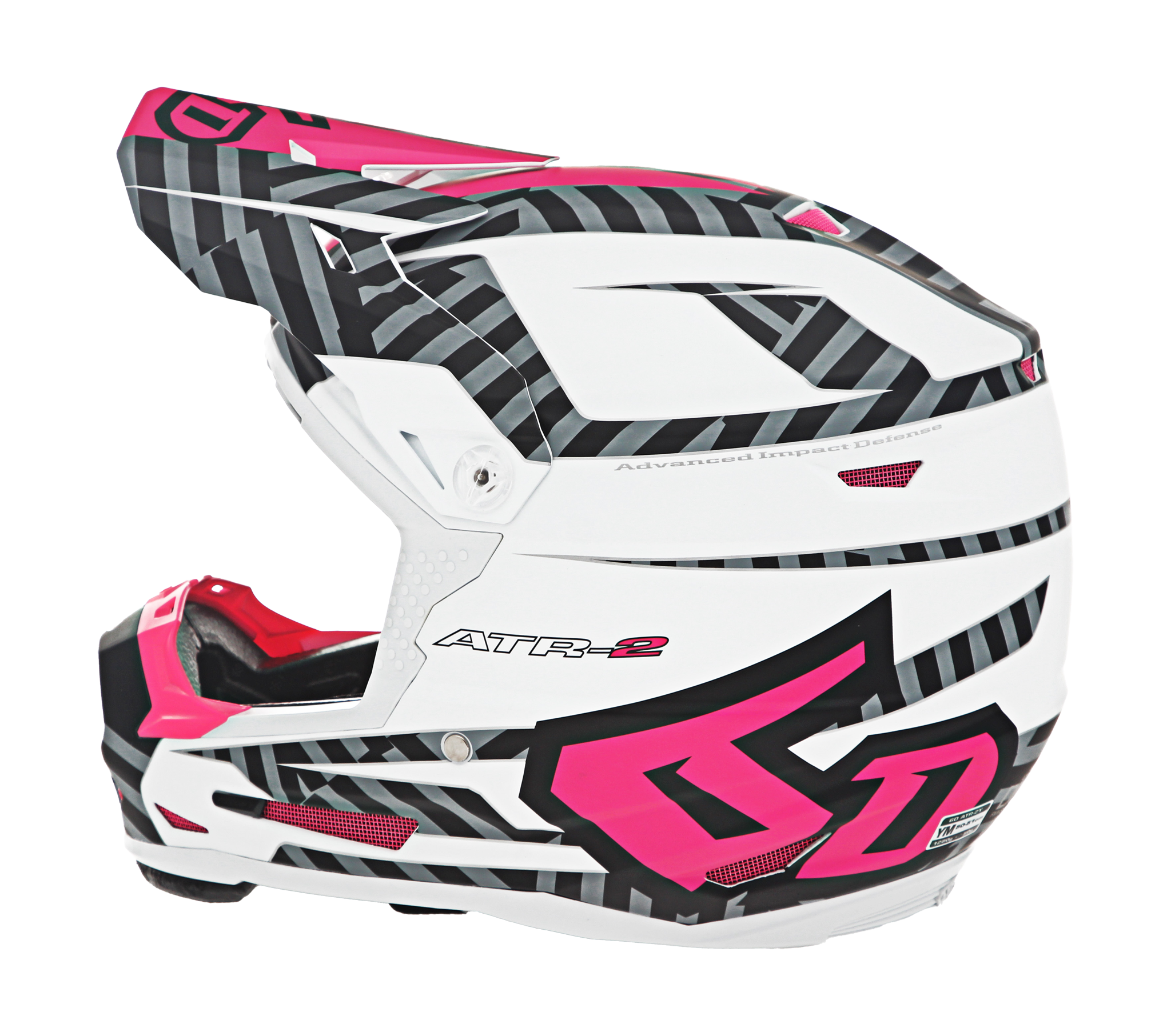 6D Motocross Helmet ATR-2 Havoc - Flo Pink