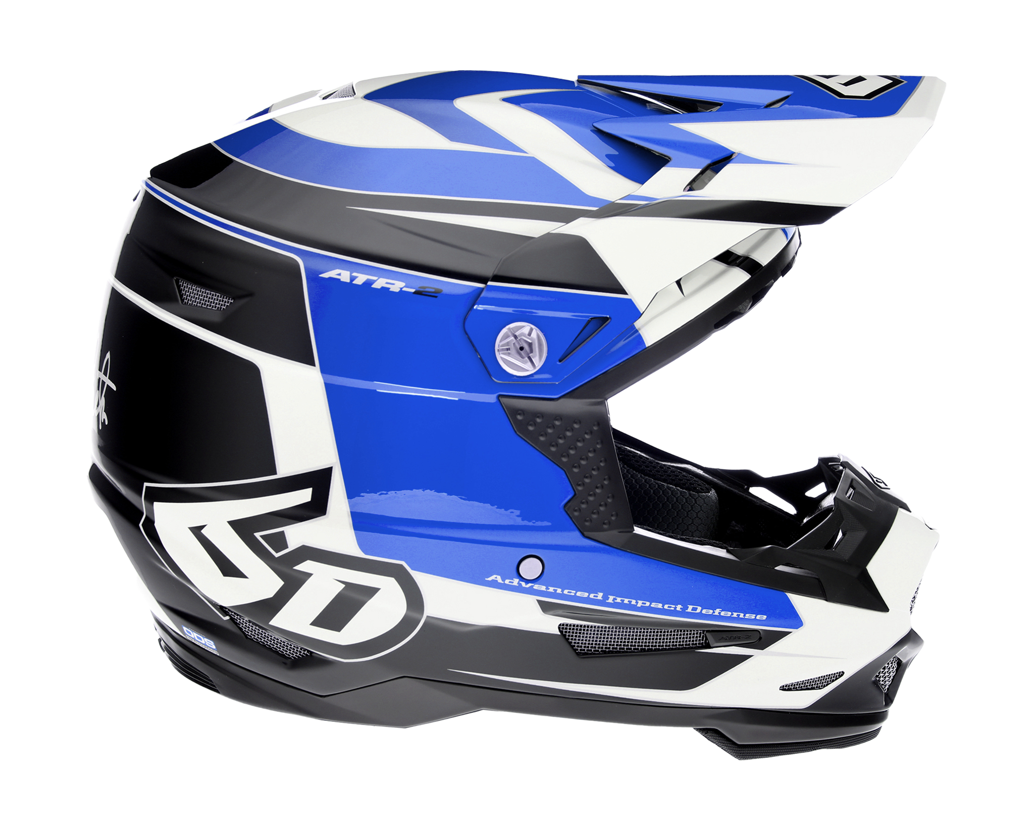 6D Motocross Helmet ATR-2 Impact - Blue