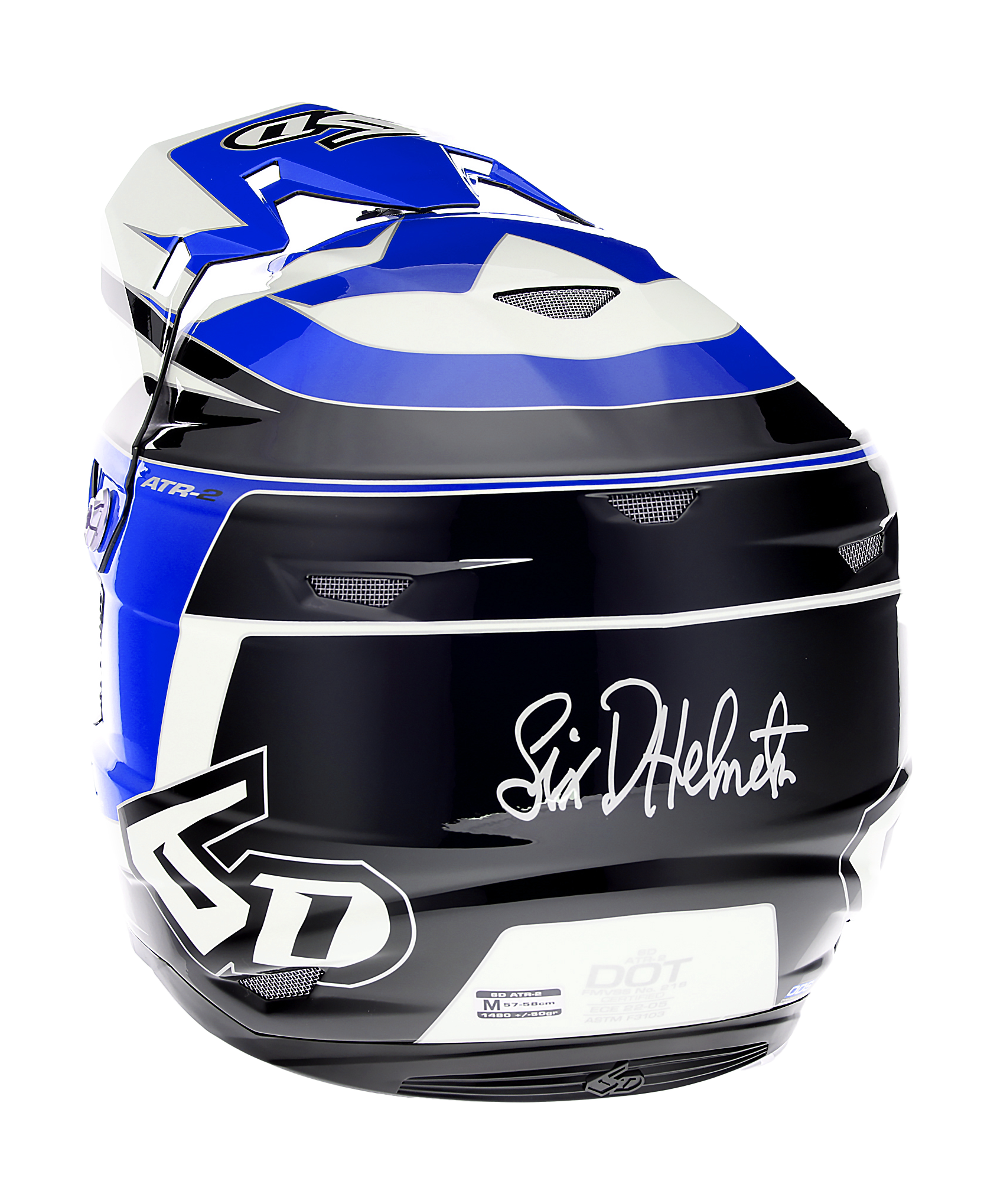 6D Motocross Helmet ATR-2 Impact - Blue