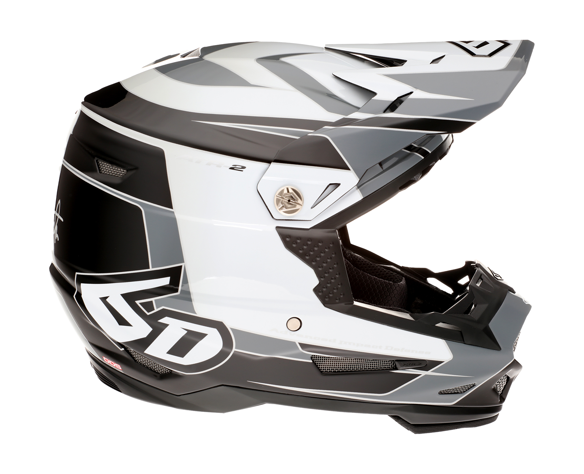 6D Motocross Helmet ATR-2 Impact - White