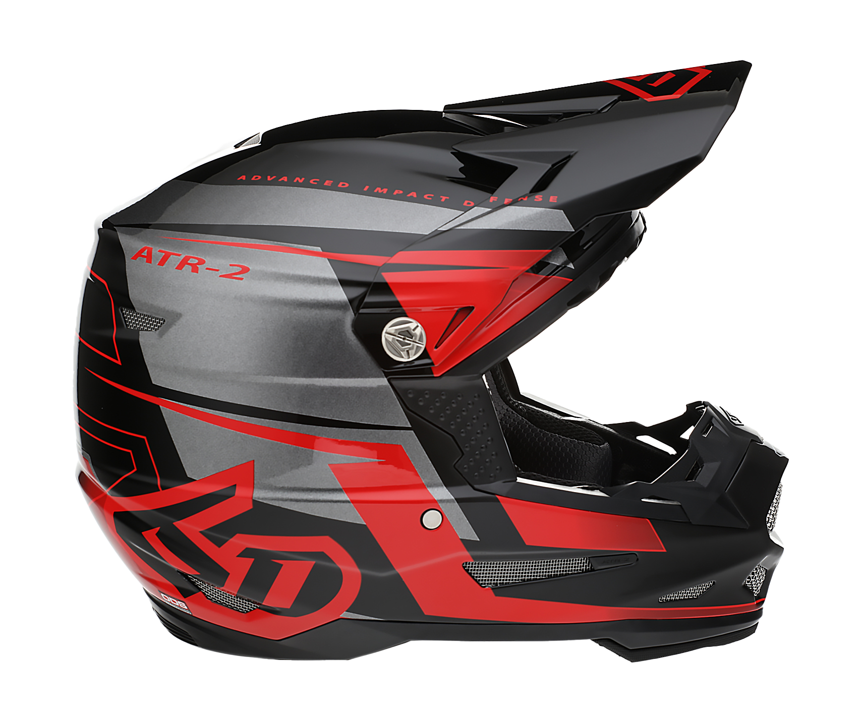 6D Motocross Helmet ATR-2 Mach - Red
