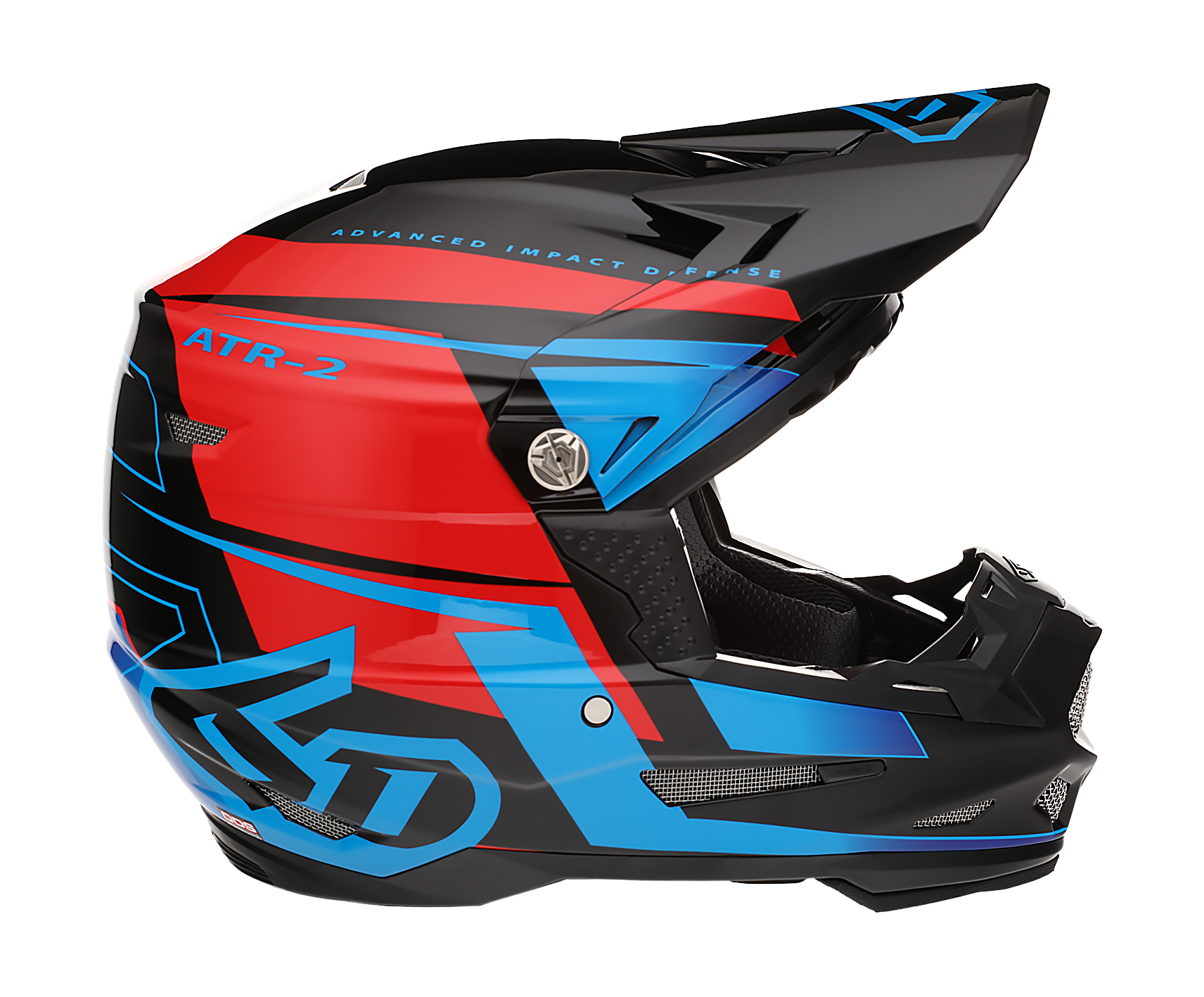 6D Motocross Helmet ATR-2 Mach - Red / Black / Blue