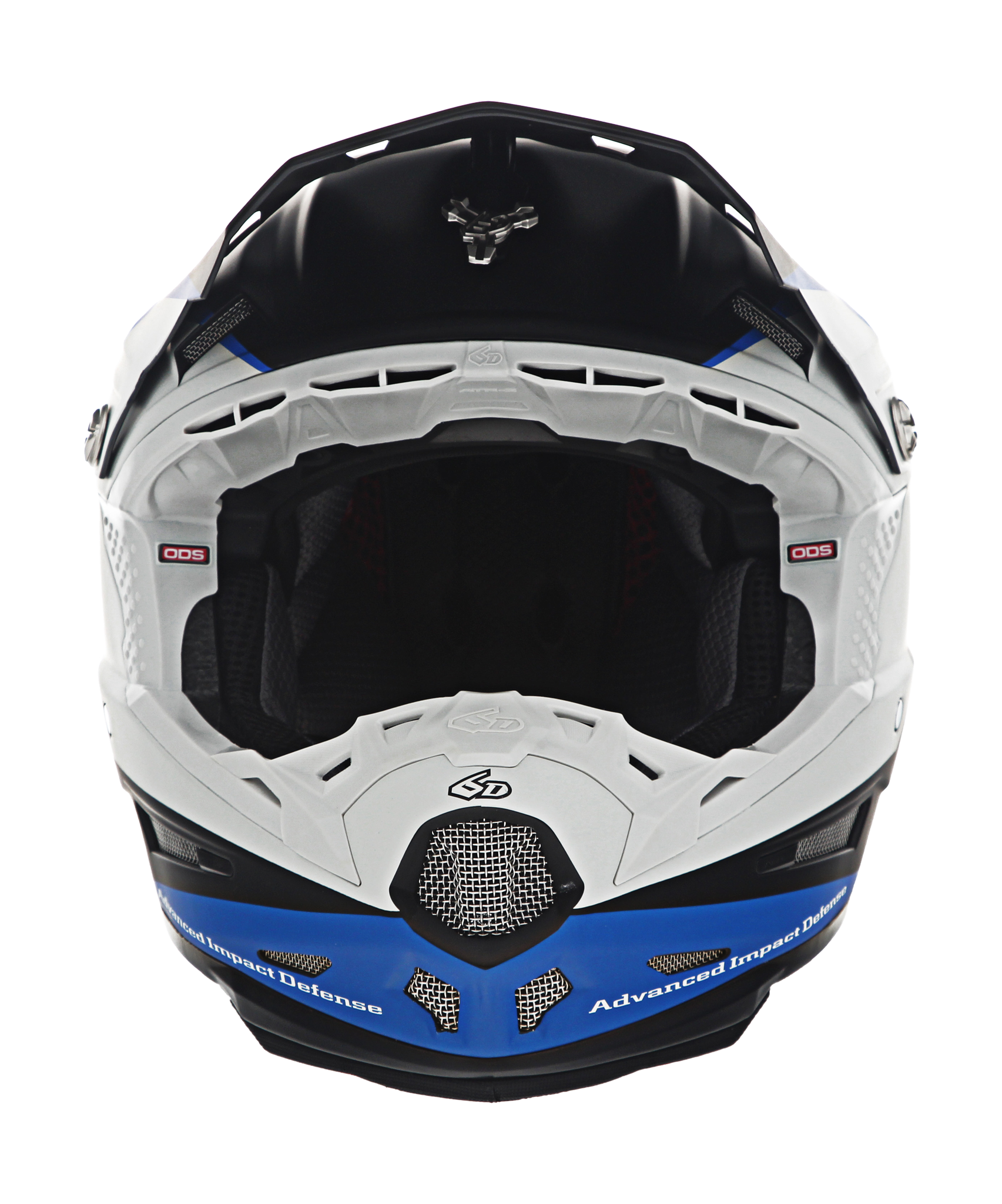 6D Motocross Helmet ATR-2 Quadrant - Blue / Black / Grey