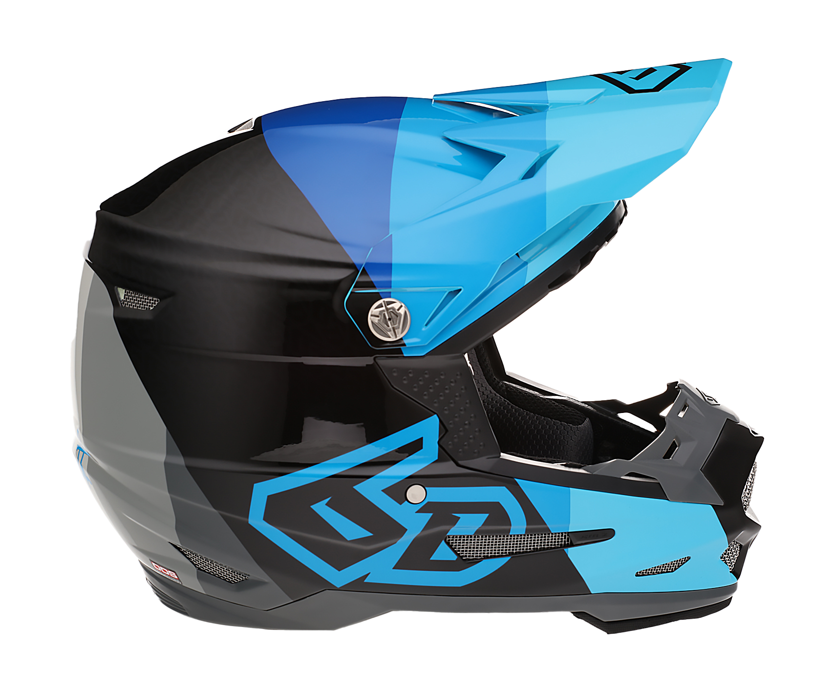 6D Motocross Helmet ATR-2 Range - Blue