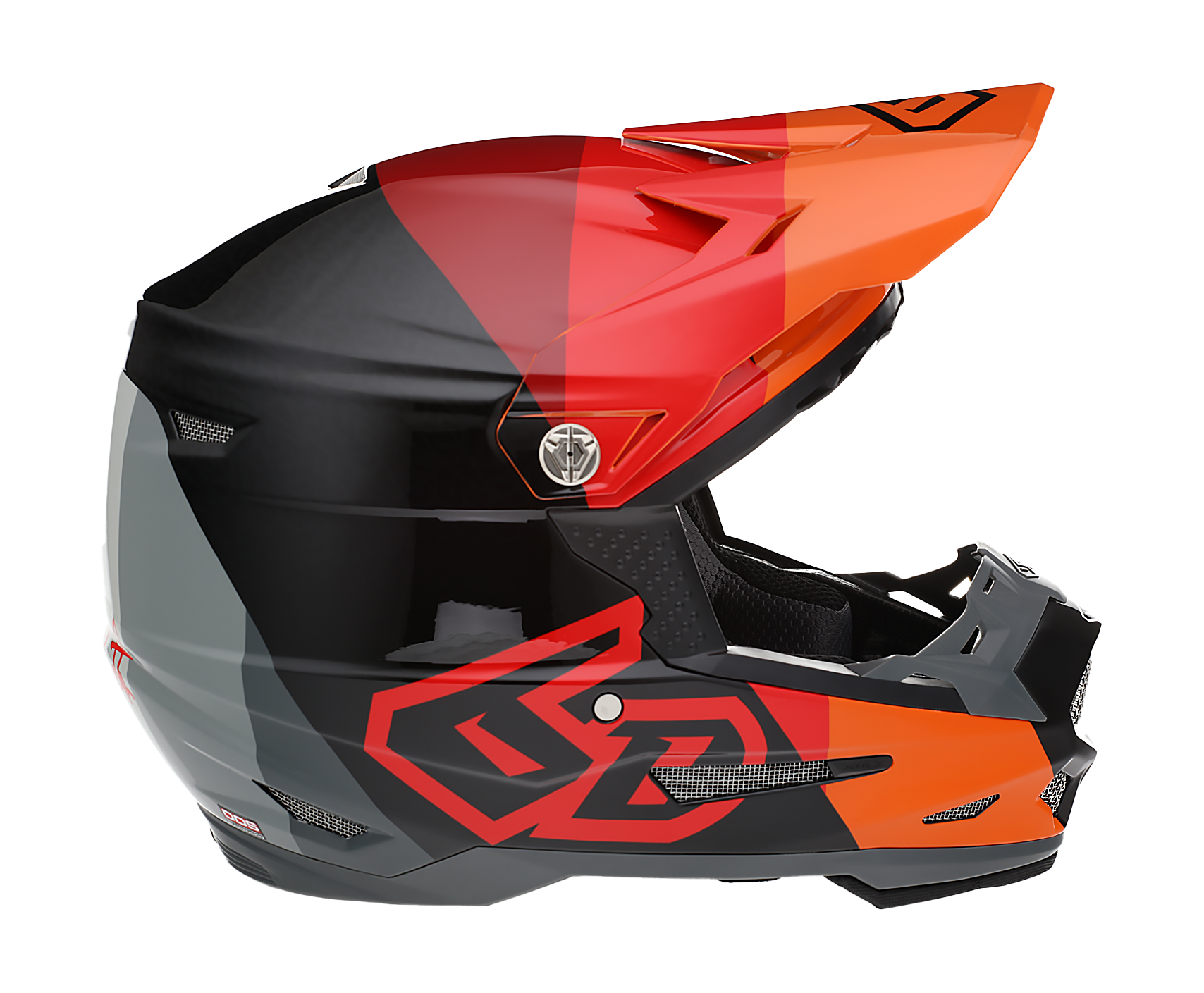 6D Motocross Helmet ATR-2 Range - Red