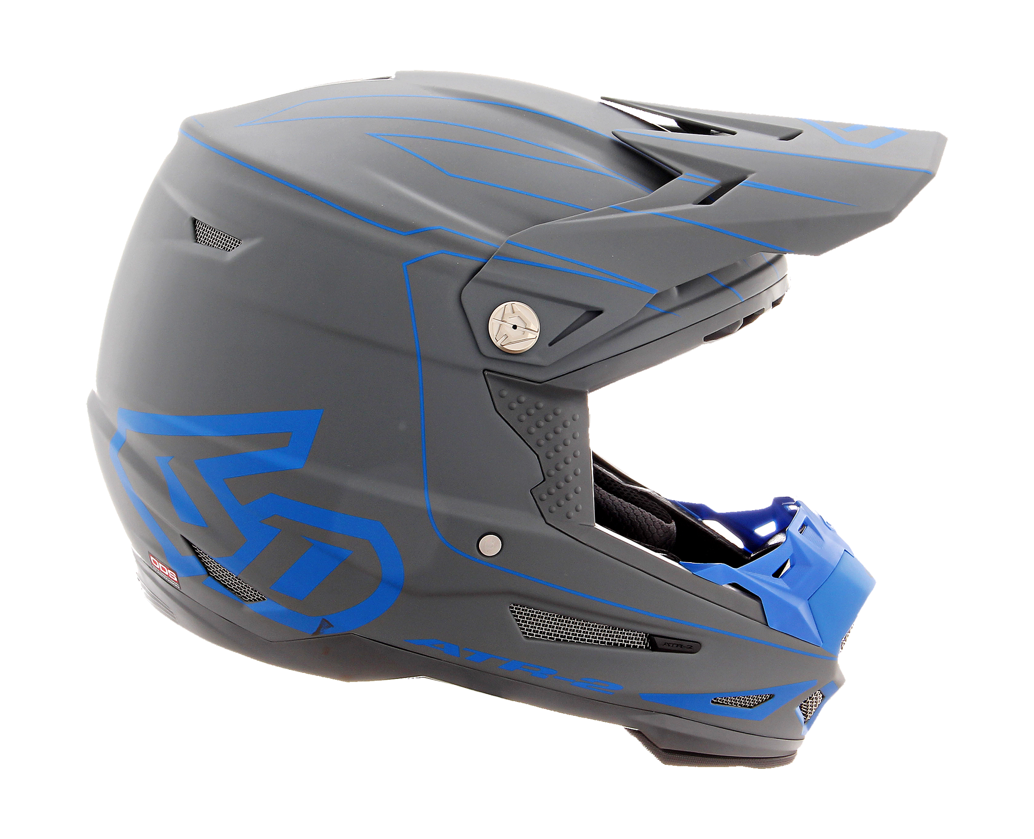 6D Motocross Helmet ATR-2 Recon - Grey / Blue