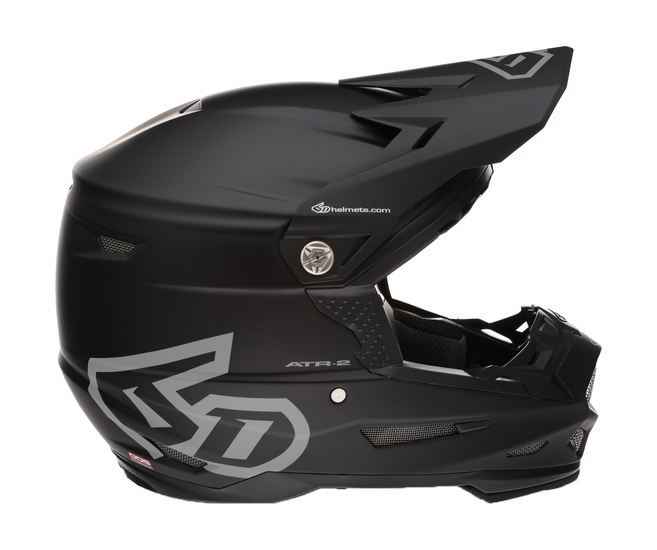 6D Motocross Helmet ATR-2 Solid - Matte Black