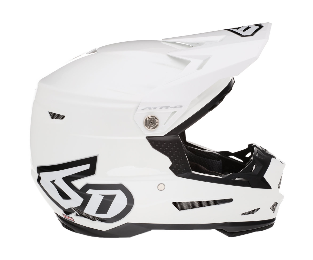 6D Motocross Helmet ATR-2 Solid - White