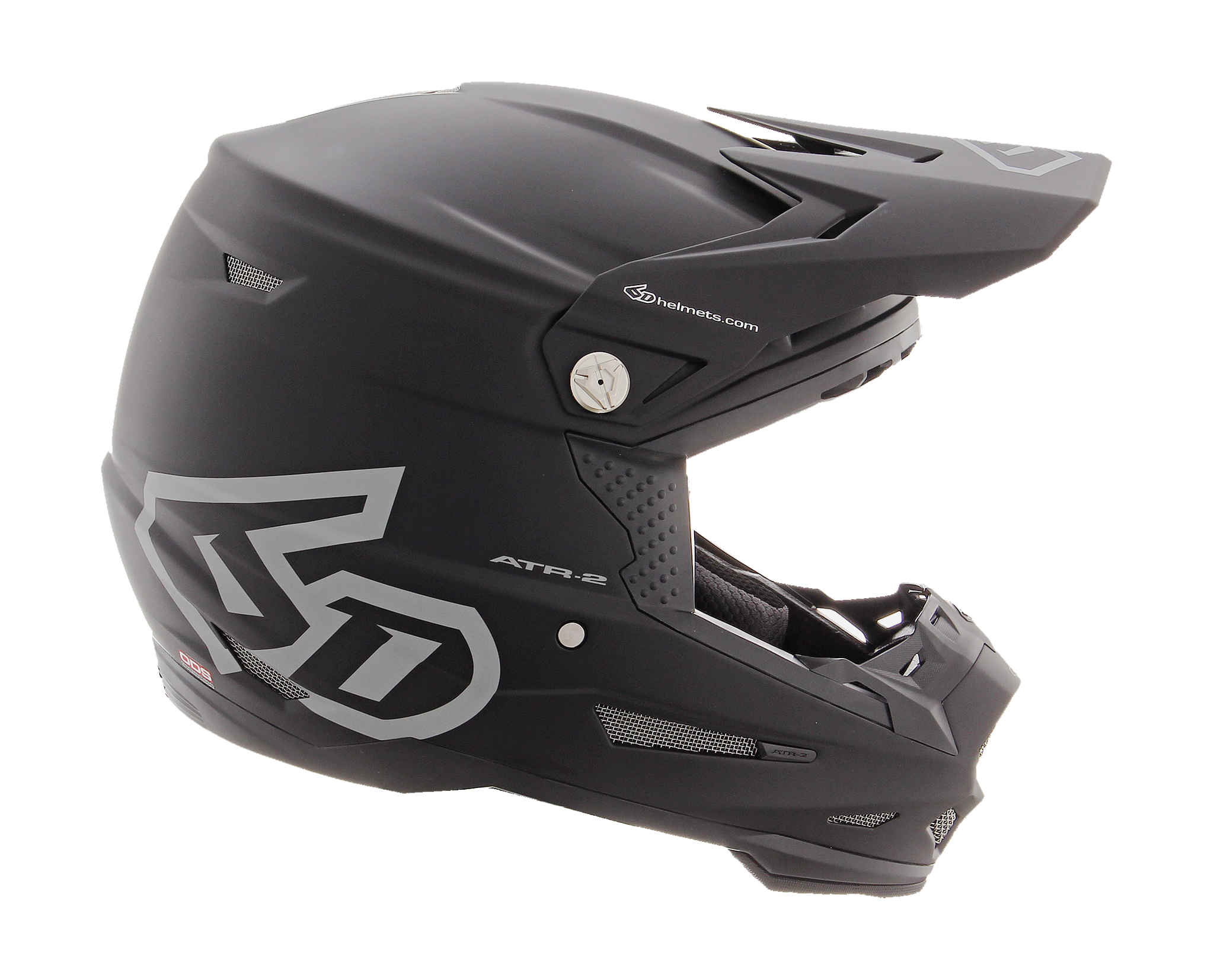 6D Motocross Helmet ATR-2 Solid - Black / Matte