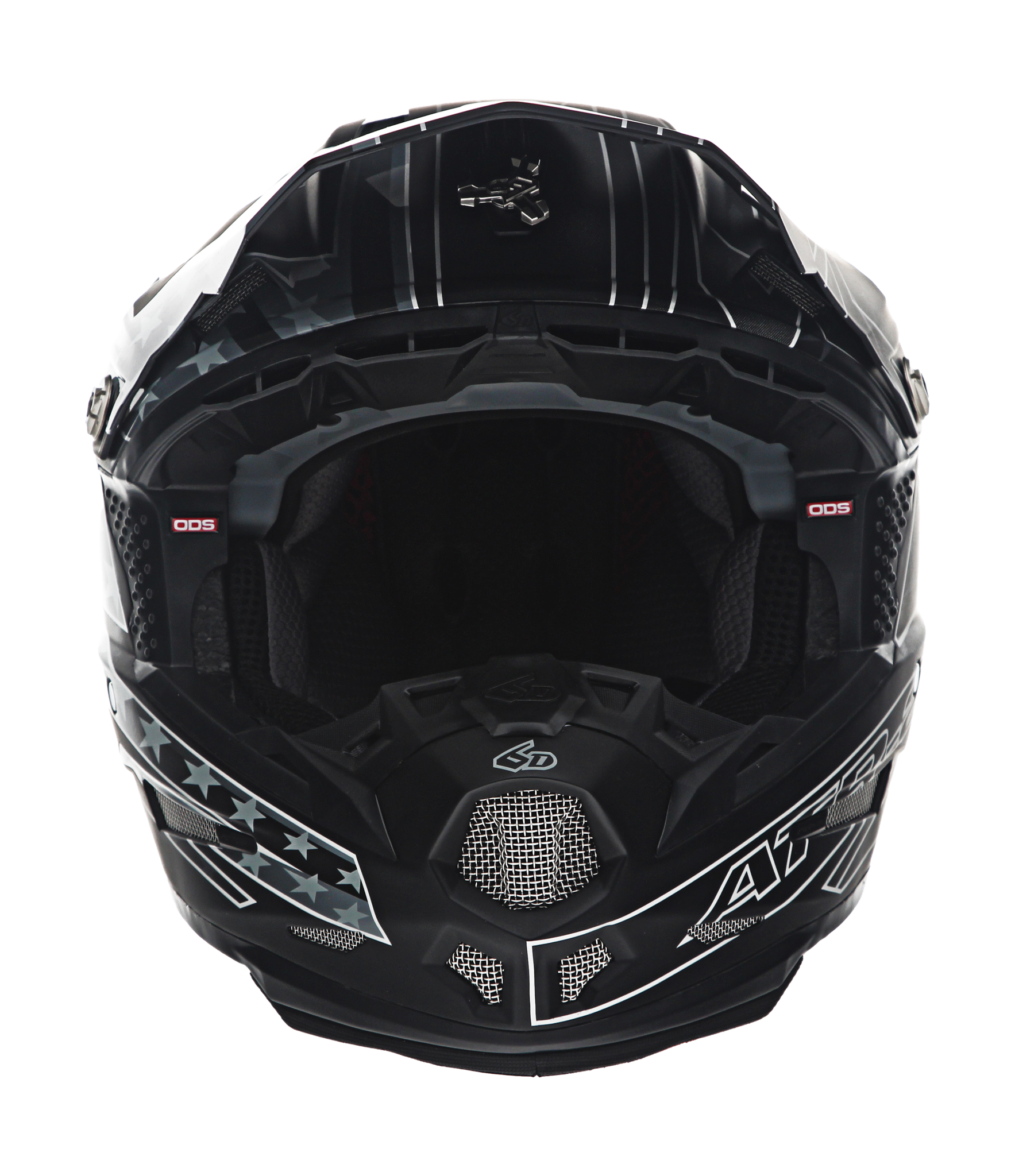 6D Motocross Helmet ATR-2 Super Patriot - Black