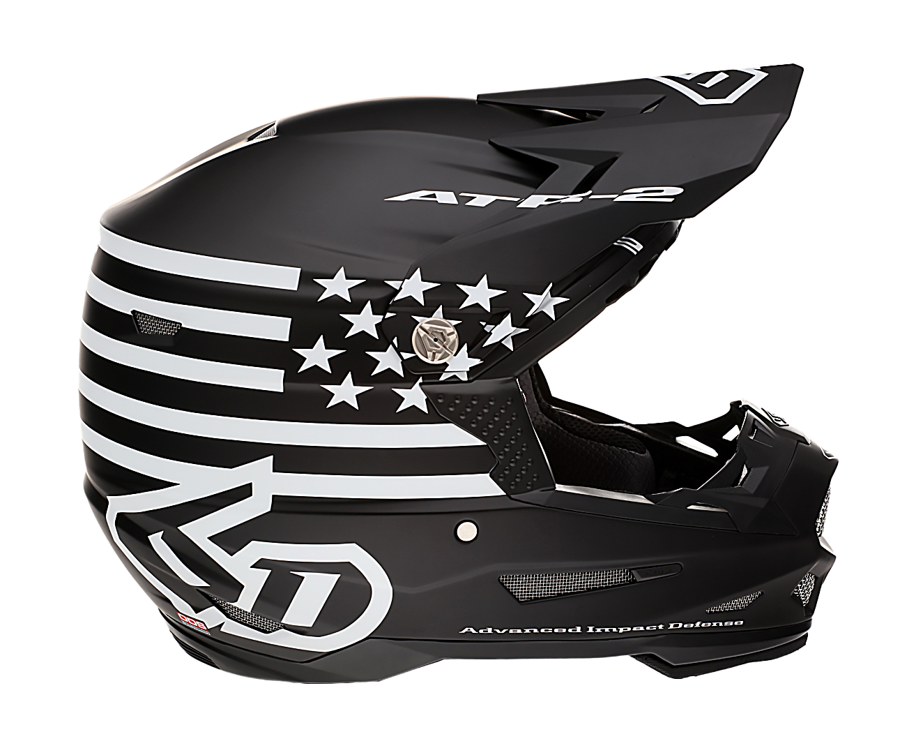 6D Motocross Helmet ATR-2 Tactical - Black