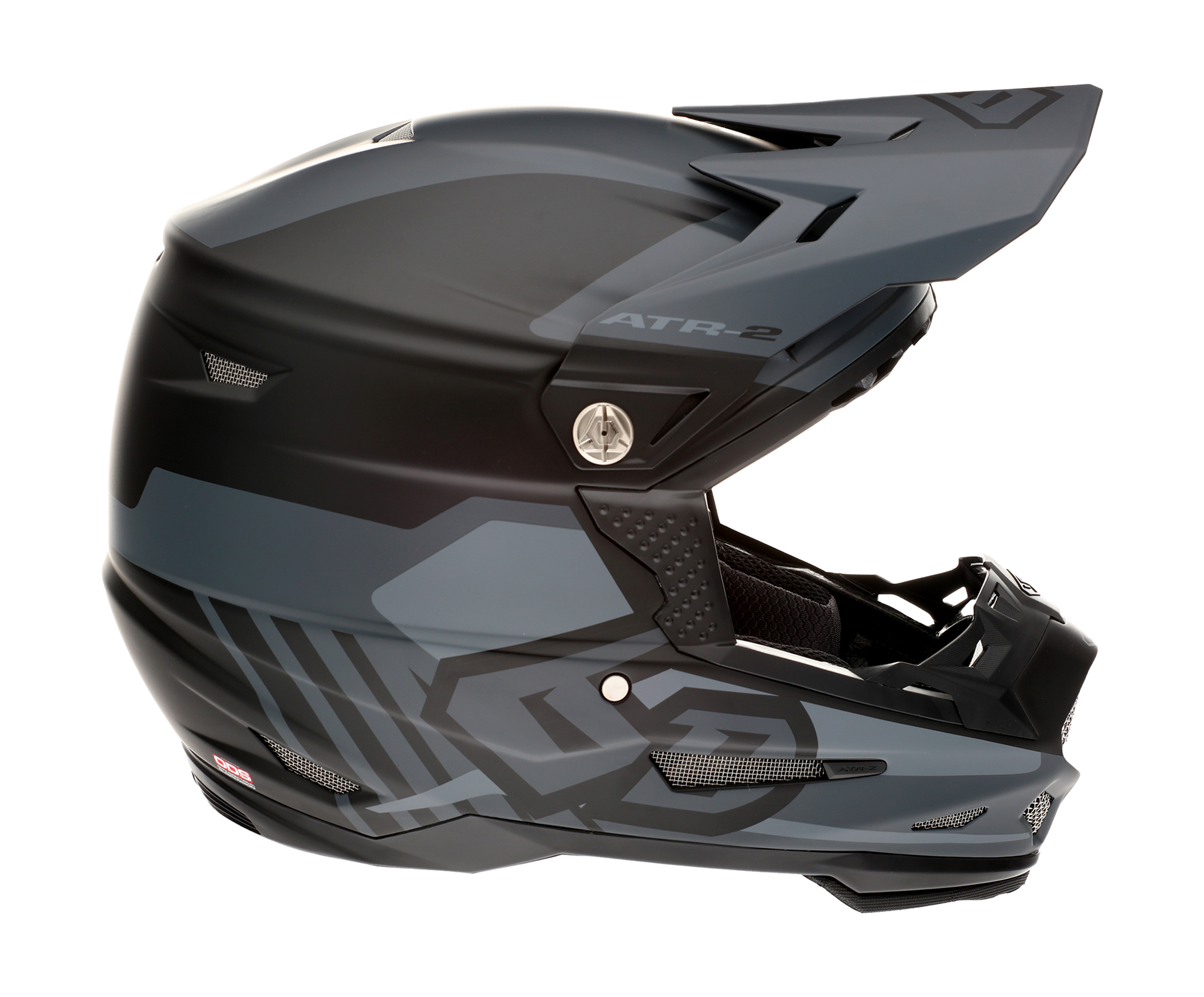 6D Motocross Helmet ATR-2 Target - Black