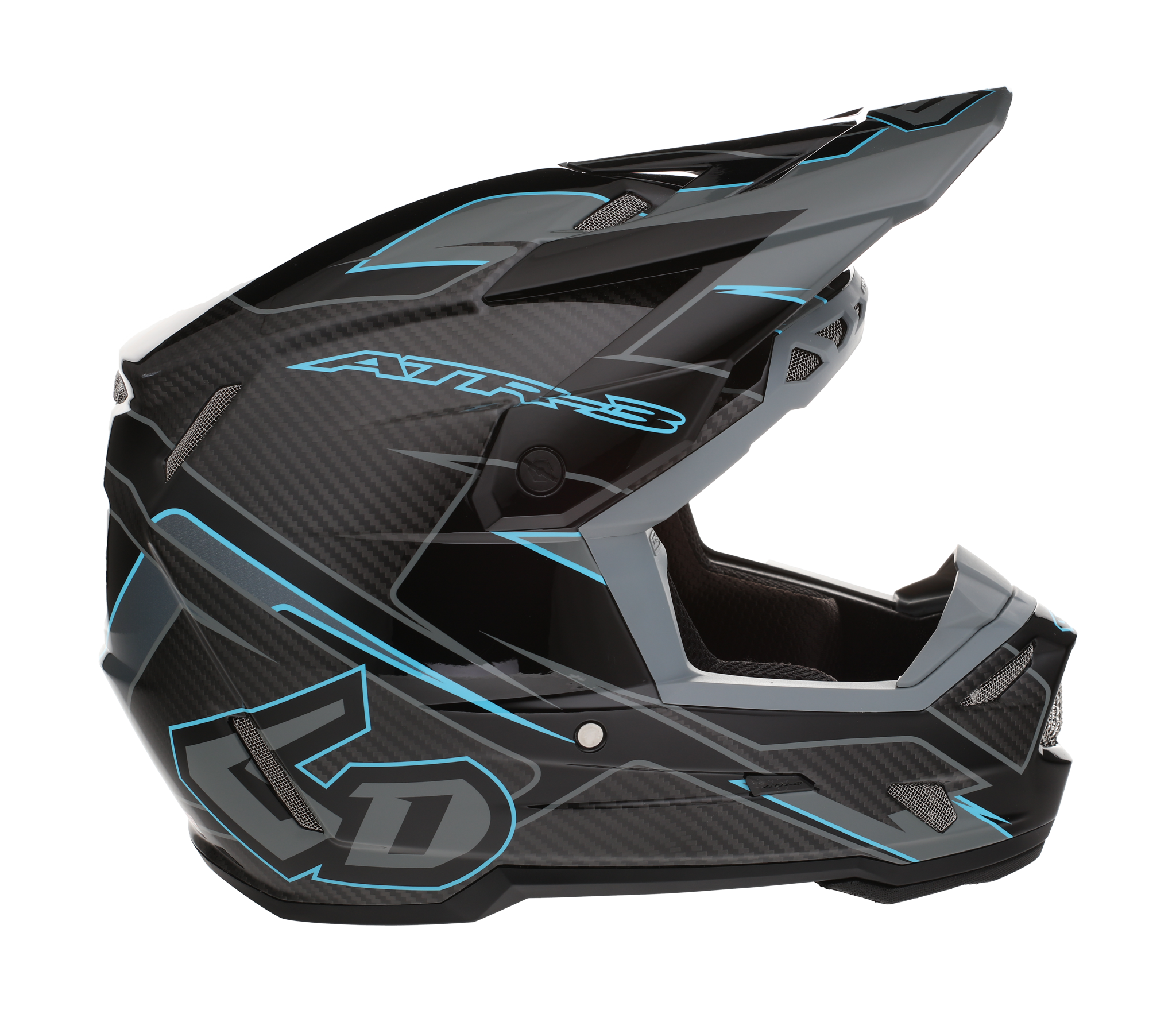 6D Motocross Helmet ATR-3 FIM Reflex - Black