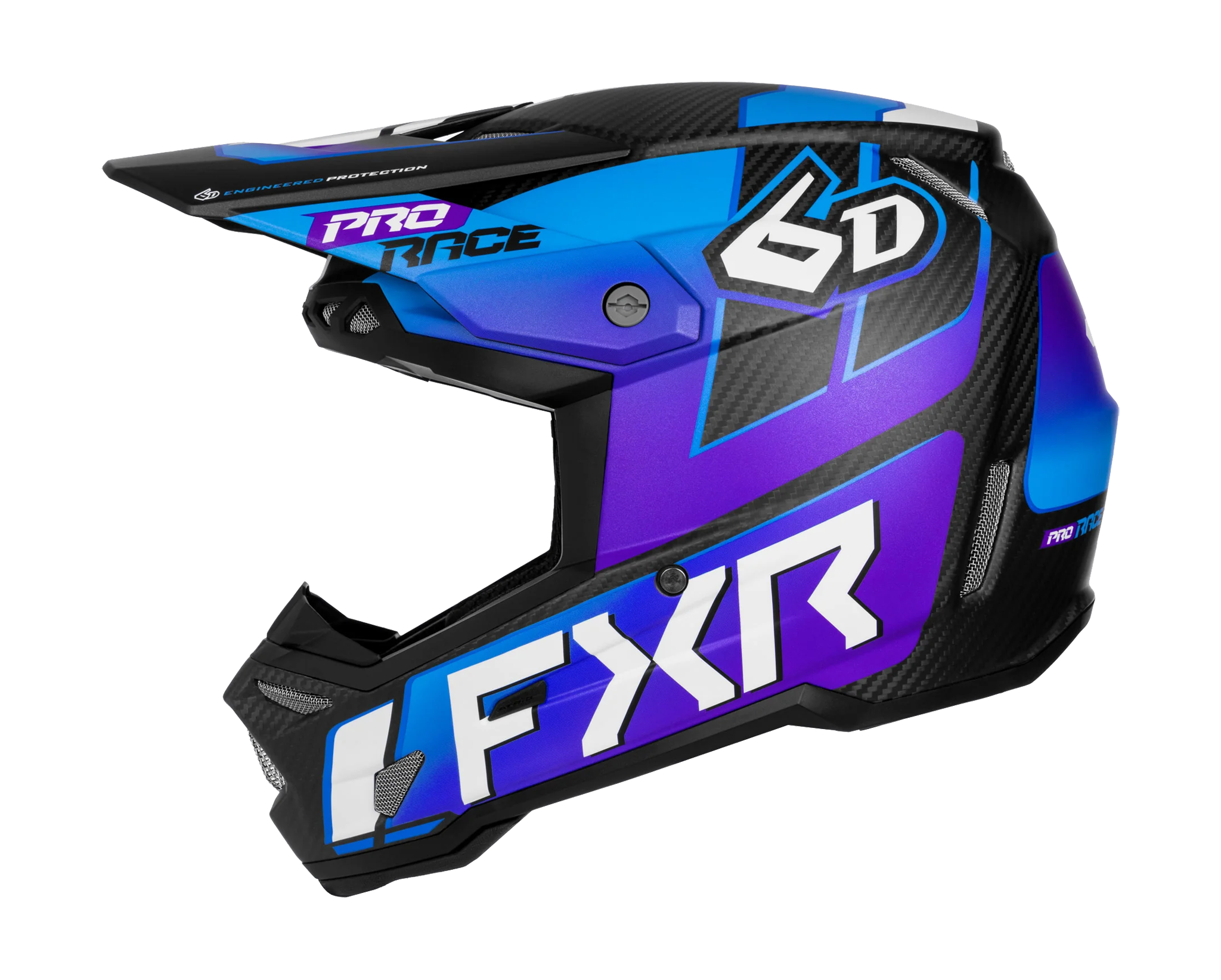 6D Motocross Helmet ATR-3 FXR - Aurora