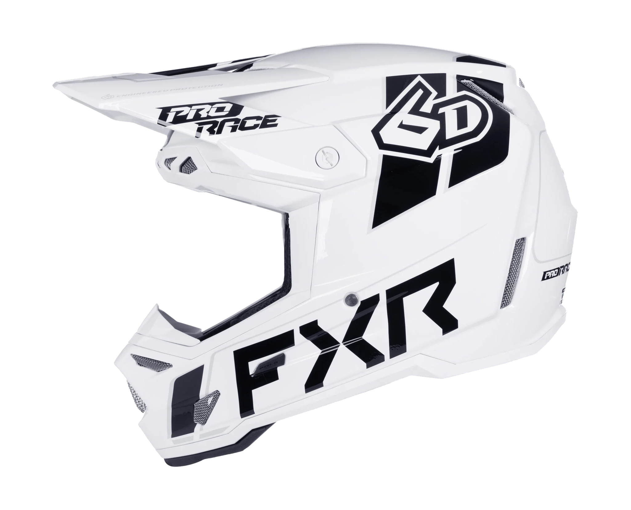 6D Motocross Helmet ATR-3 FXR - Checker