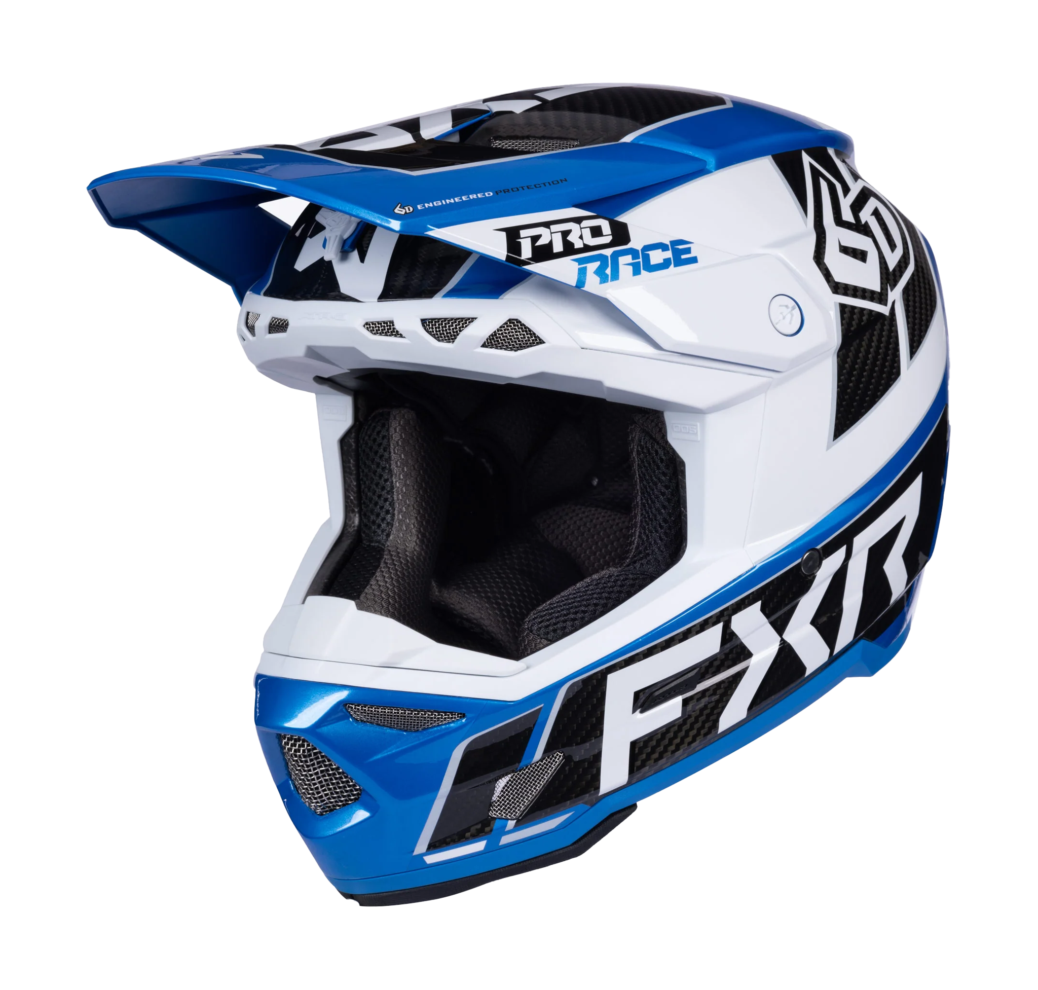 6D Motocross Helmet ATR-3 FXR - Cobalt