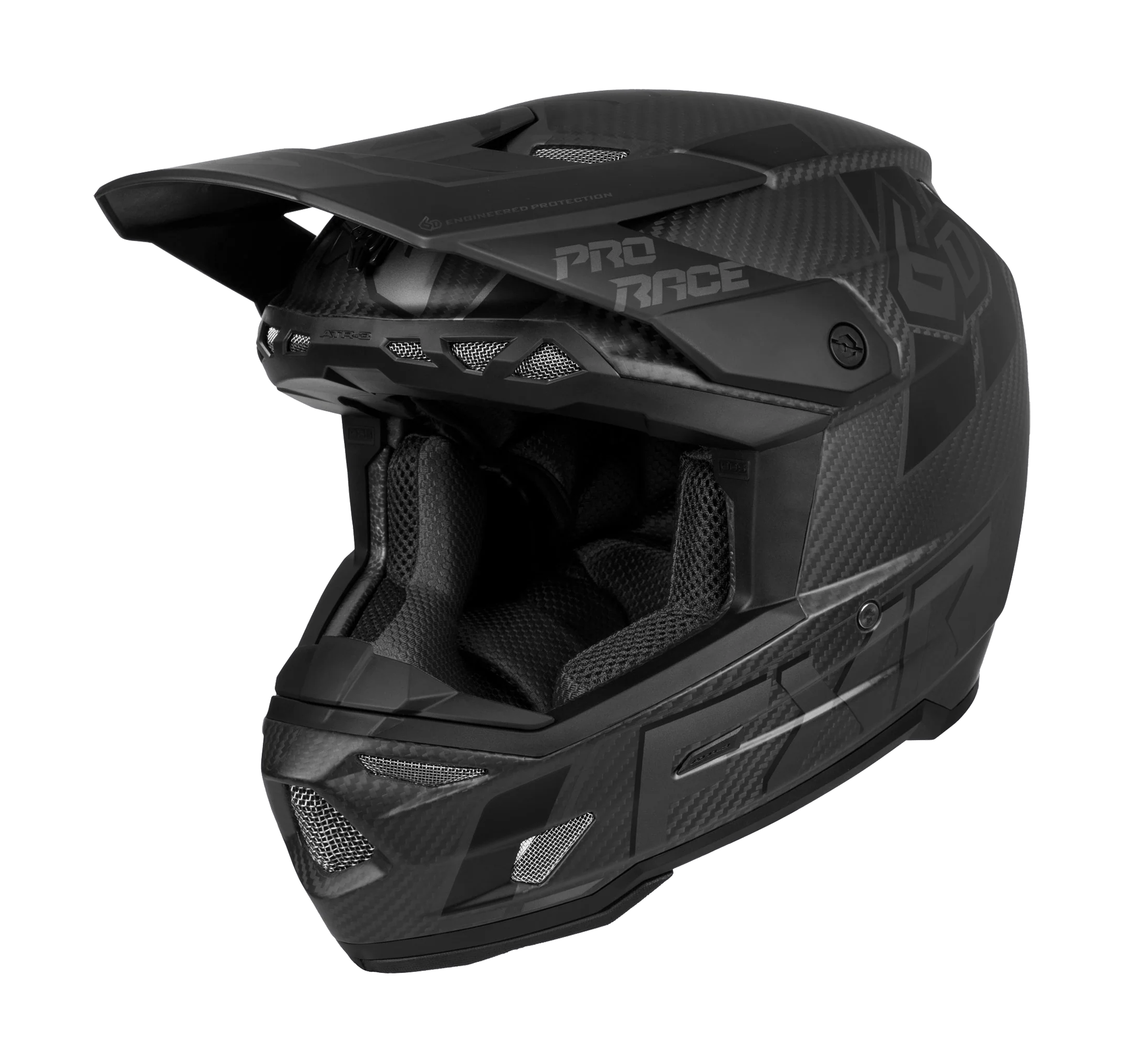 6D Motocross Helmet ATR-3 FXR - Black