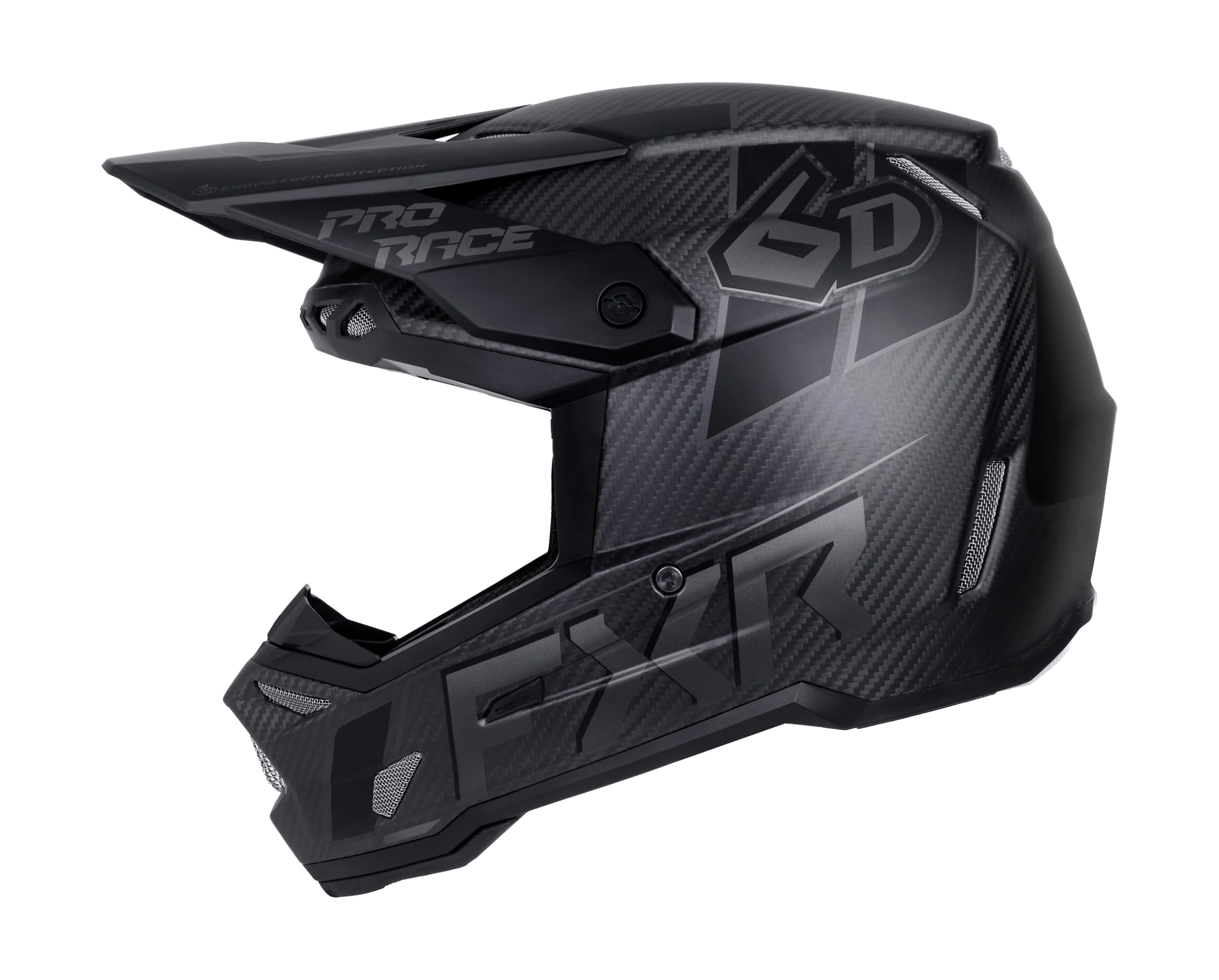 6D Motocross Helmet ATR-3 FXR - Black