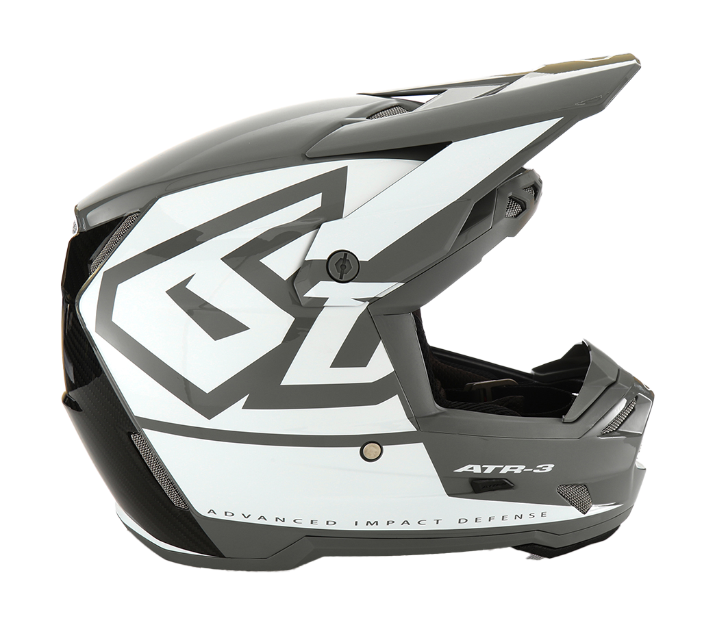 6D Motocross Helmet ATR-3 Hex - White