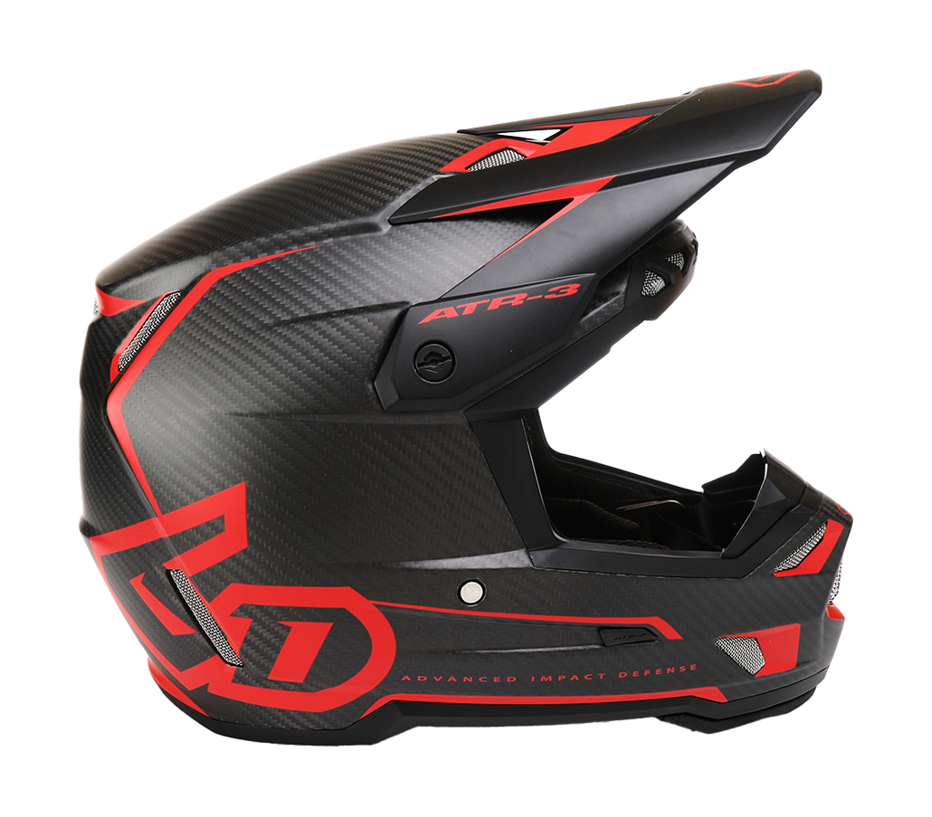 6D Motocross Helmet ATR-3 Nova - Red