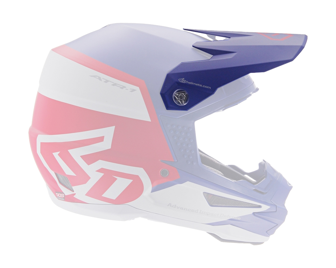6D Helmet Visor ATR-1 Flight - Red / White / Blue