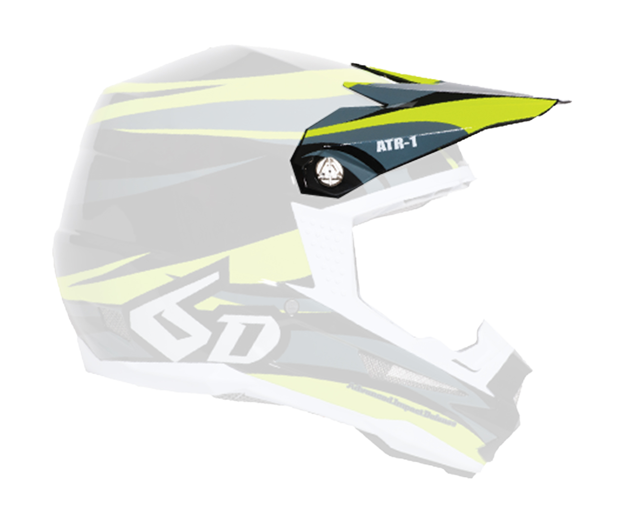 6D Helmet Visor ATR-1 Flo - Neon Yellow / Black