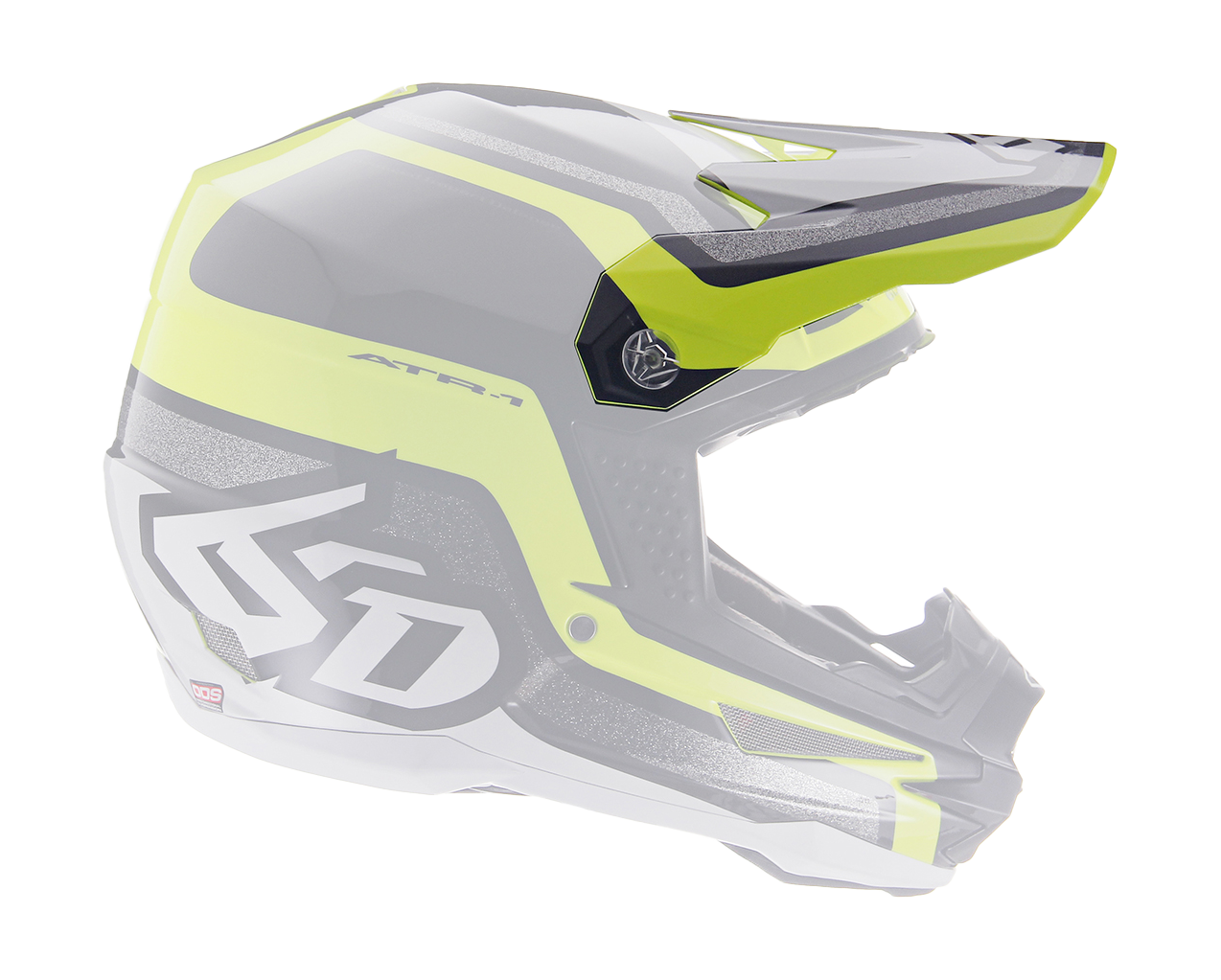 6D Helmet Visor ATR-1 Fuse - Yellow / Black