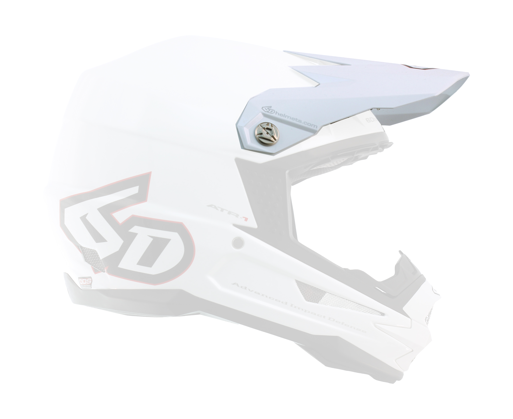 6D Helmet Visor ATR-1 Gloss - White