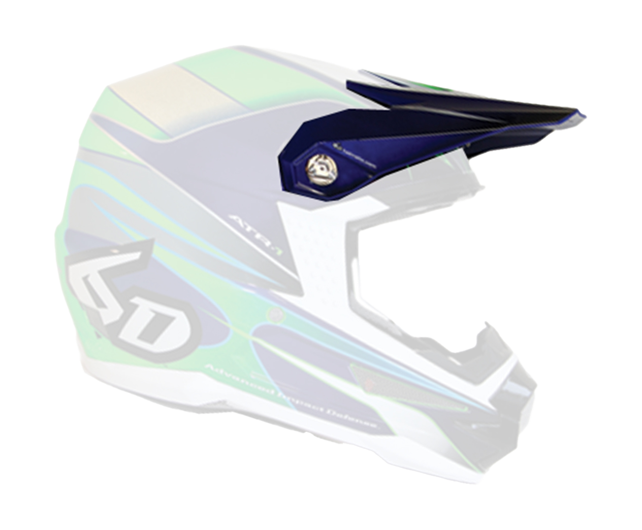 6D Helmet Visor ATR-1 Hornet Graphic - Green
