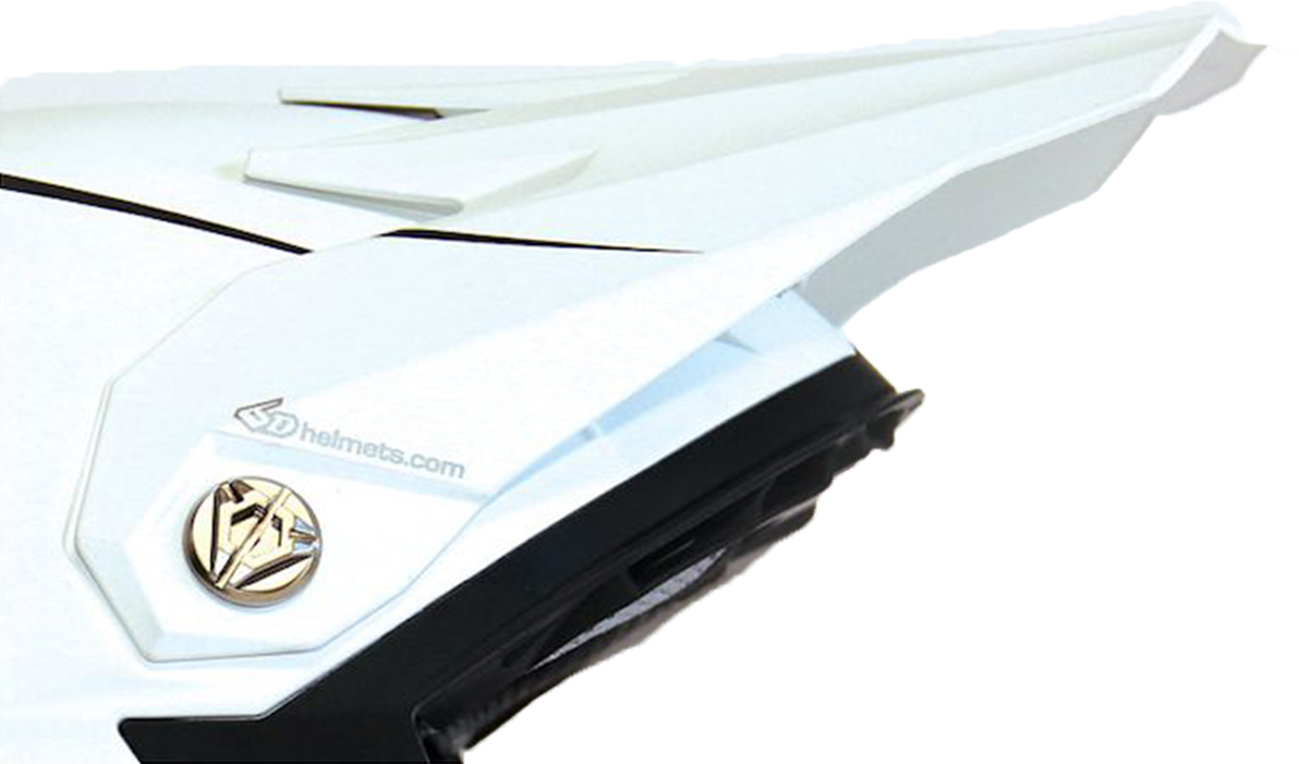 6D Helmet Visor ATR-1 Stealth Graphic - White