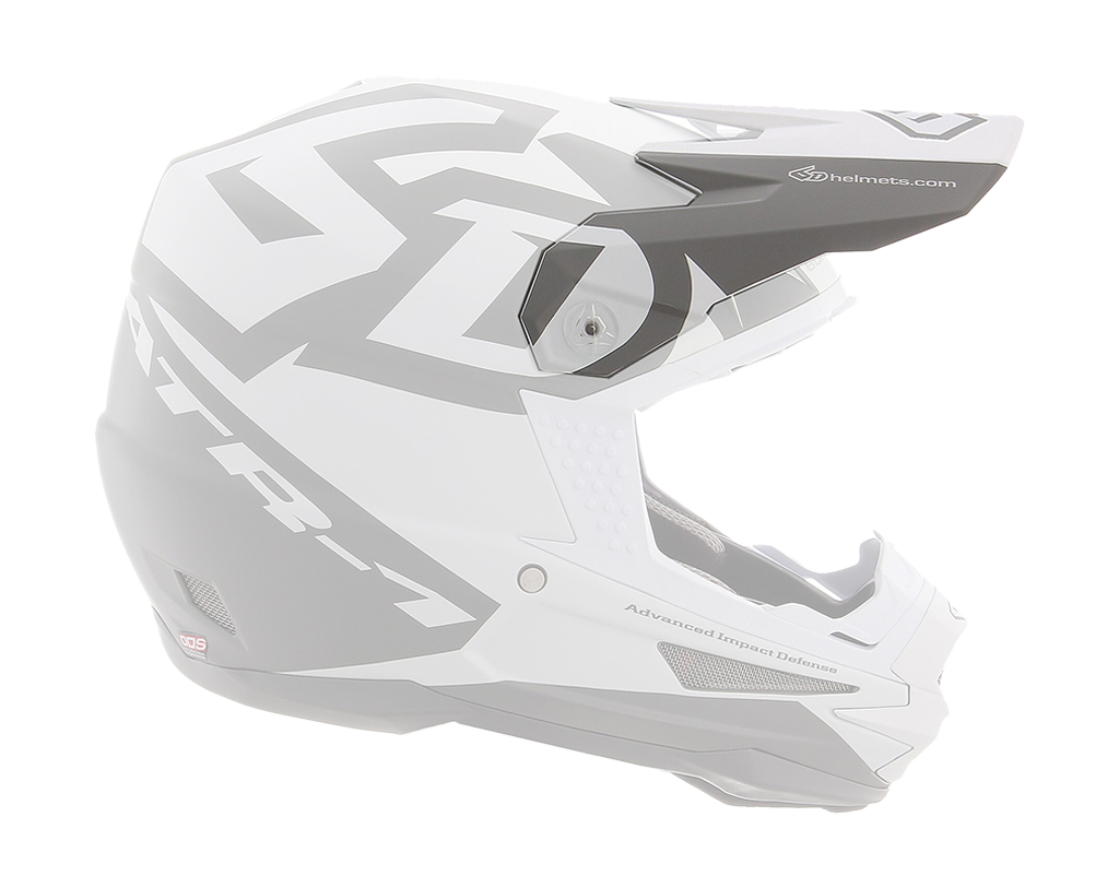6D Helmet Visor ATR-1 Switch - White / Grey