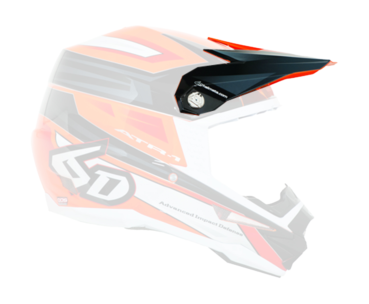 6D Helmet Visor ATR-1 V2 Pilot - Neon Orange