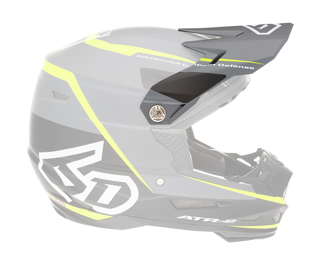 6D Helmet Visor ATR-2 Alpha - Neon Yellow