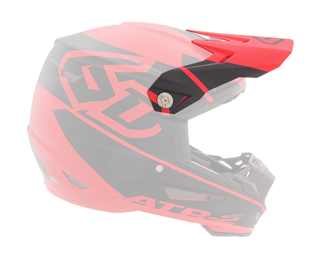 6D Helmet Visor ATR-2 Core - Red / Black