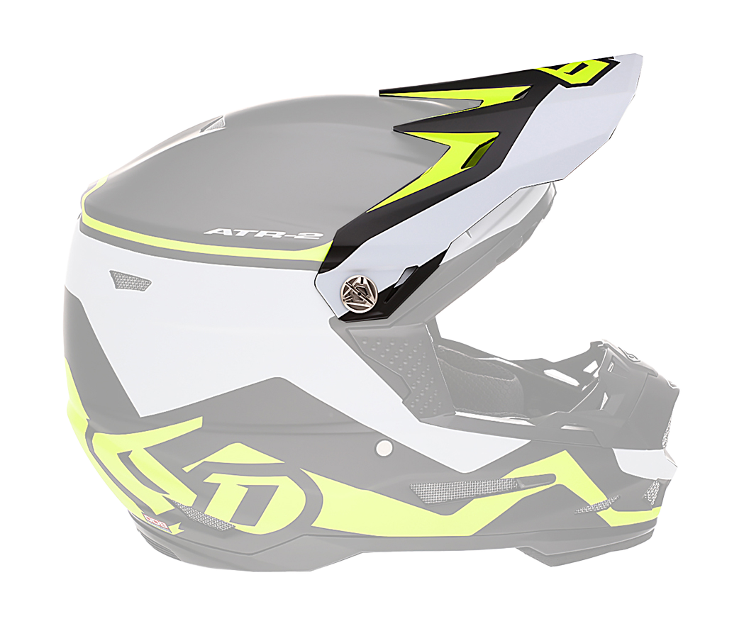 6D Helmet Visor ATR-2 Drive - Neon Yellow