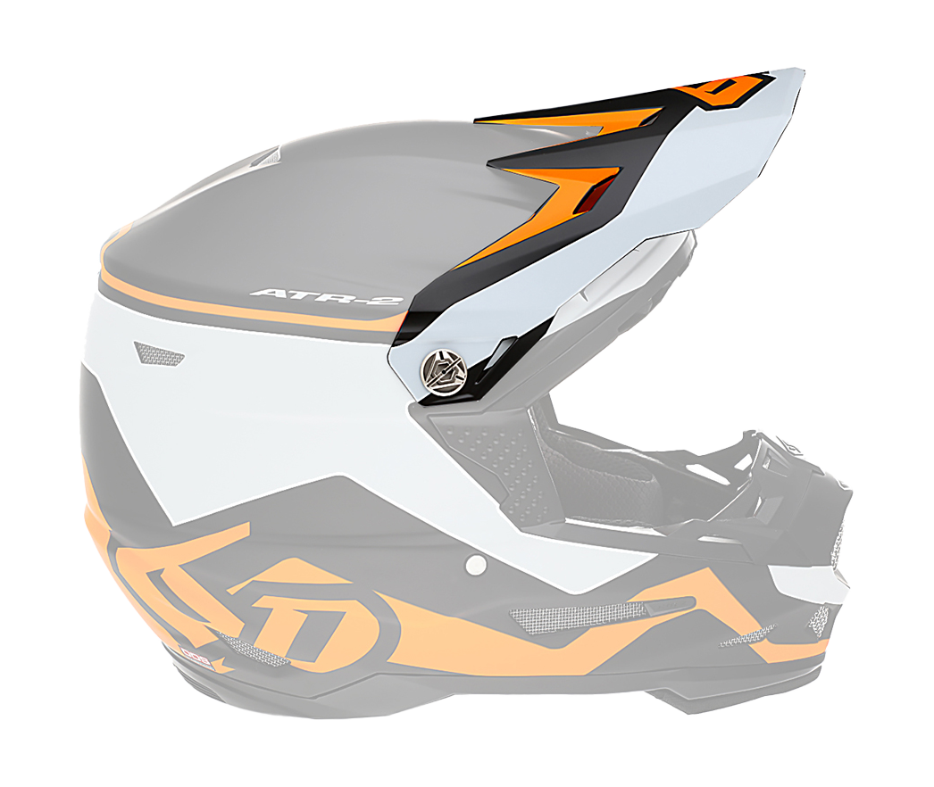 6D Helmet Visor ATR-2 Drive - Neon Orange